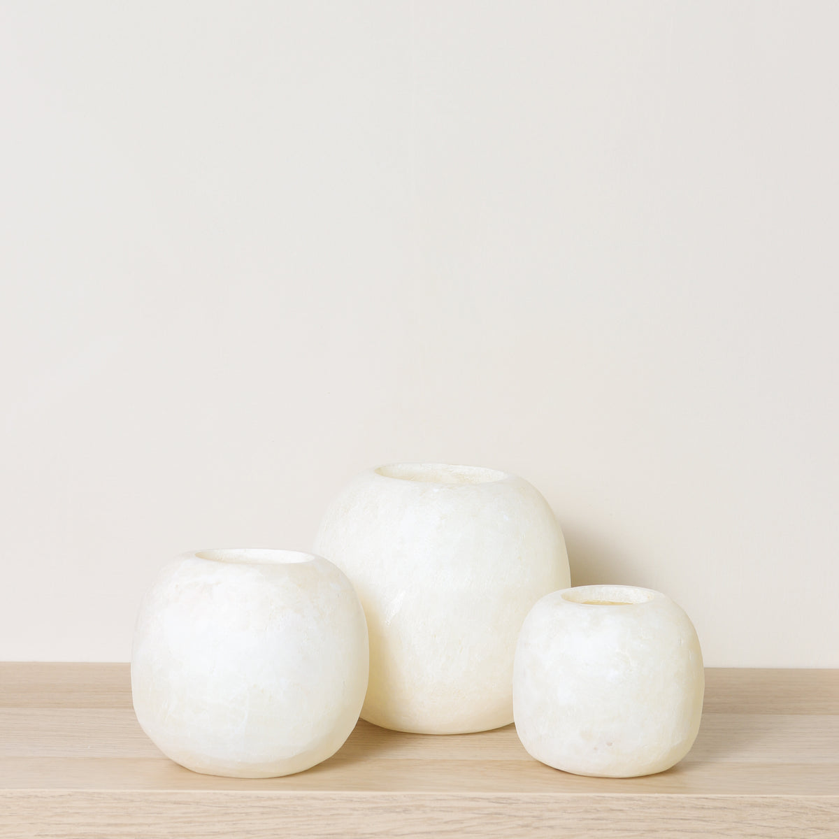 Kant en klare witte Alabaster sets