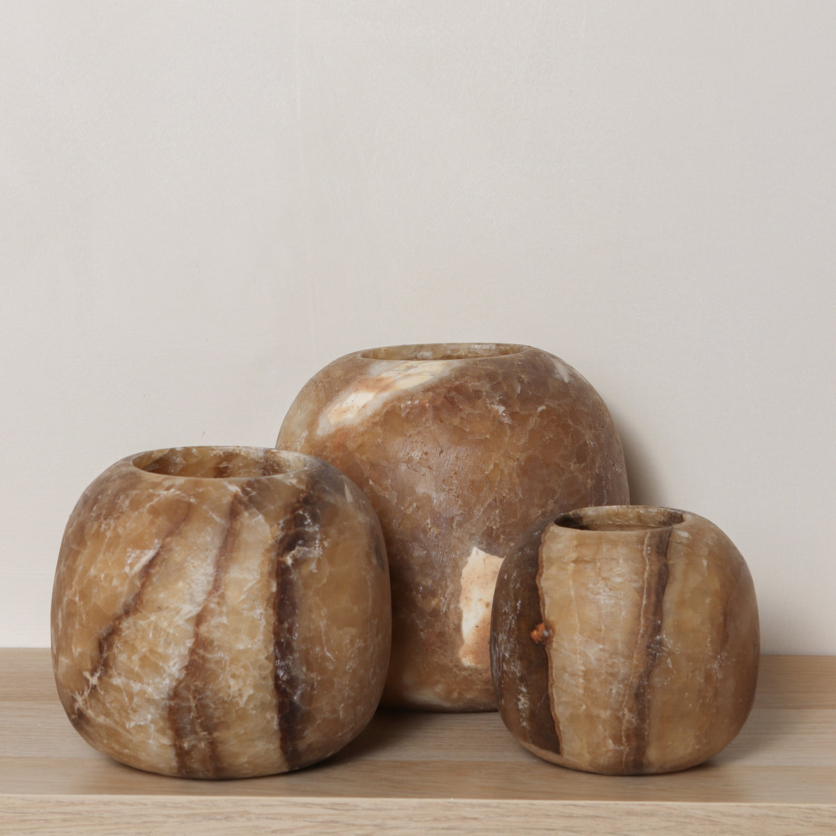 Alabaster sets | Bruin & Oranje
