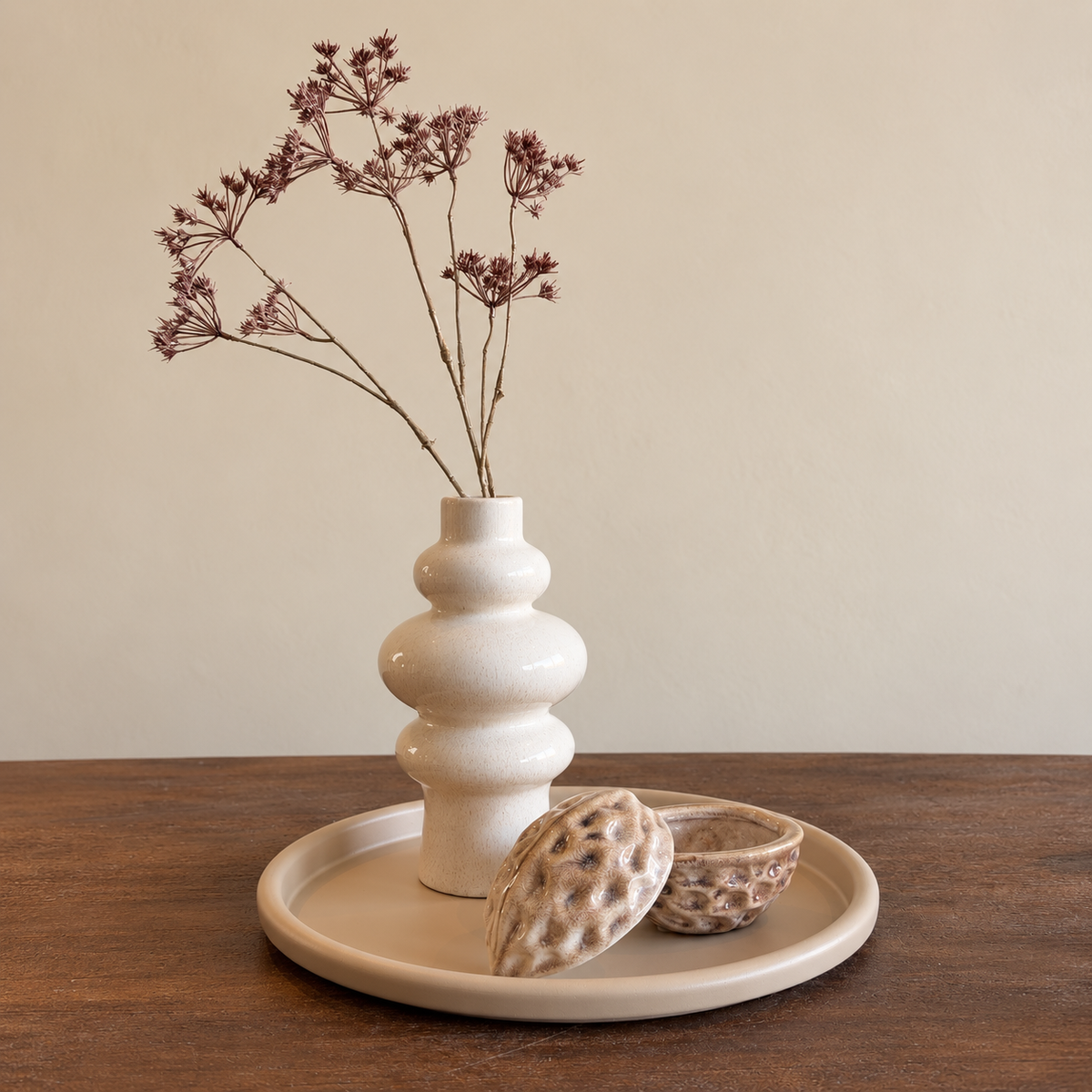 Opbergpotje Walnut
