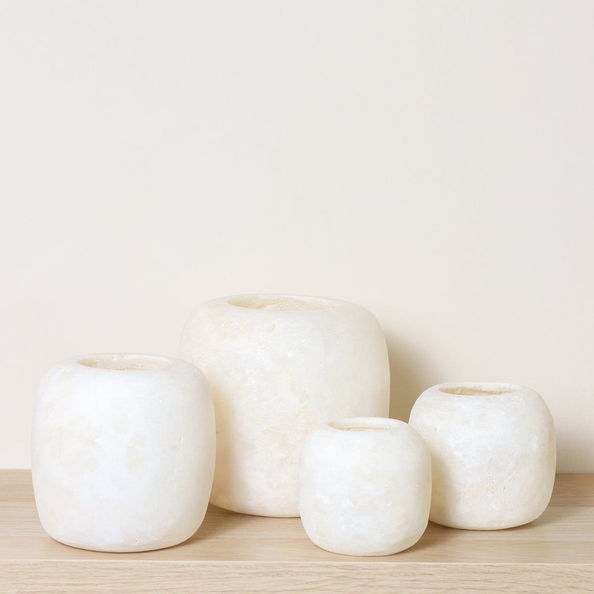 Kant en klare witte Alabaster sets