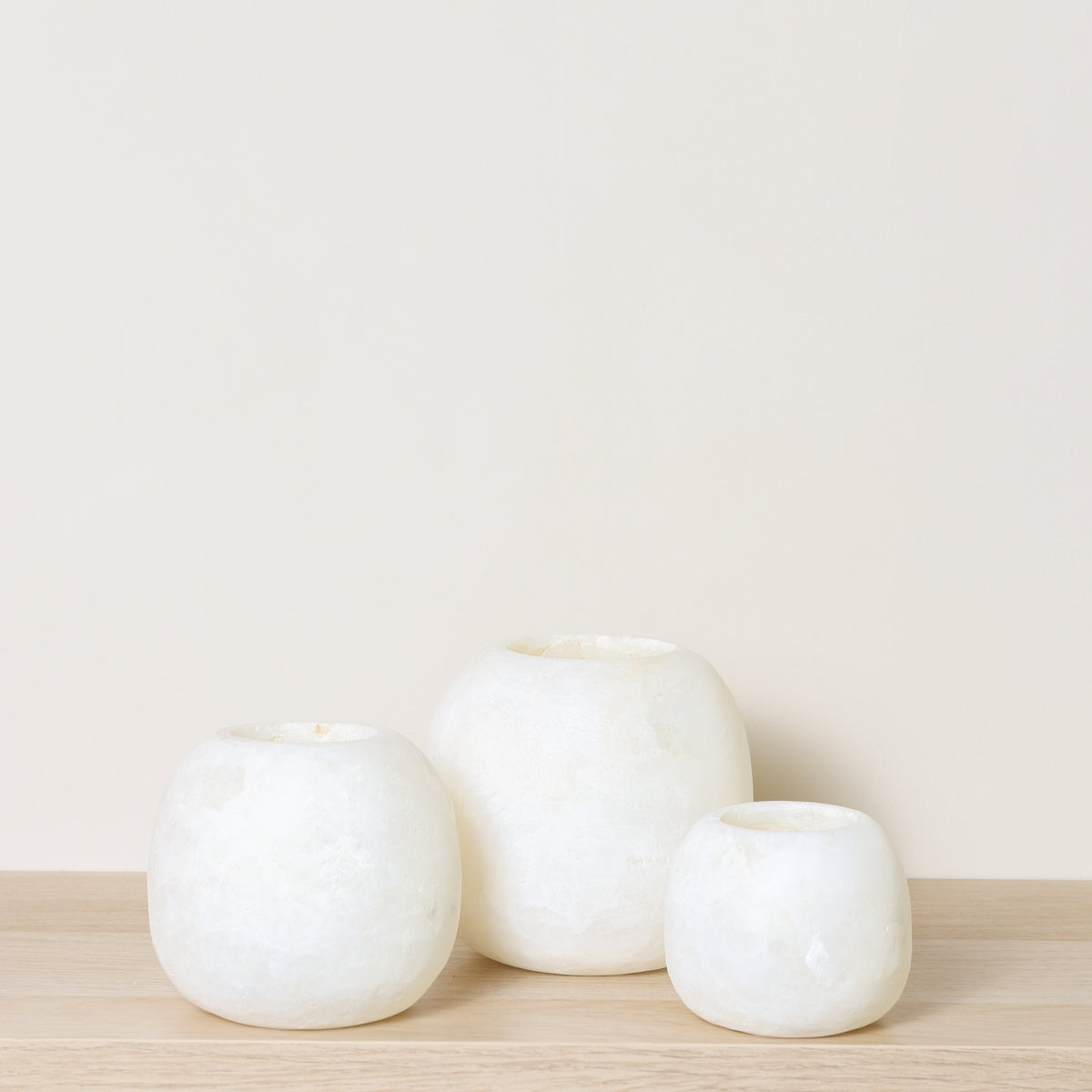 Kant en klare witte Alabaster sets