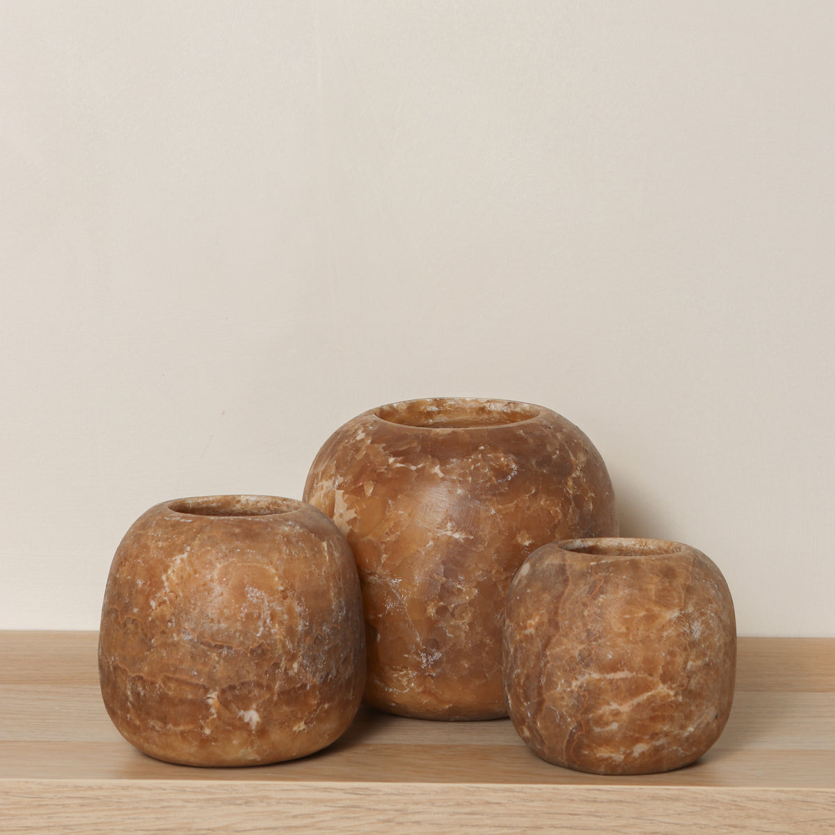 Alabaster sets | Bruin & Oranje
