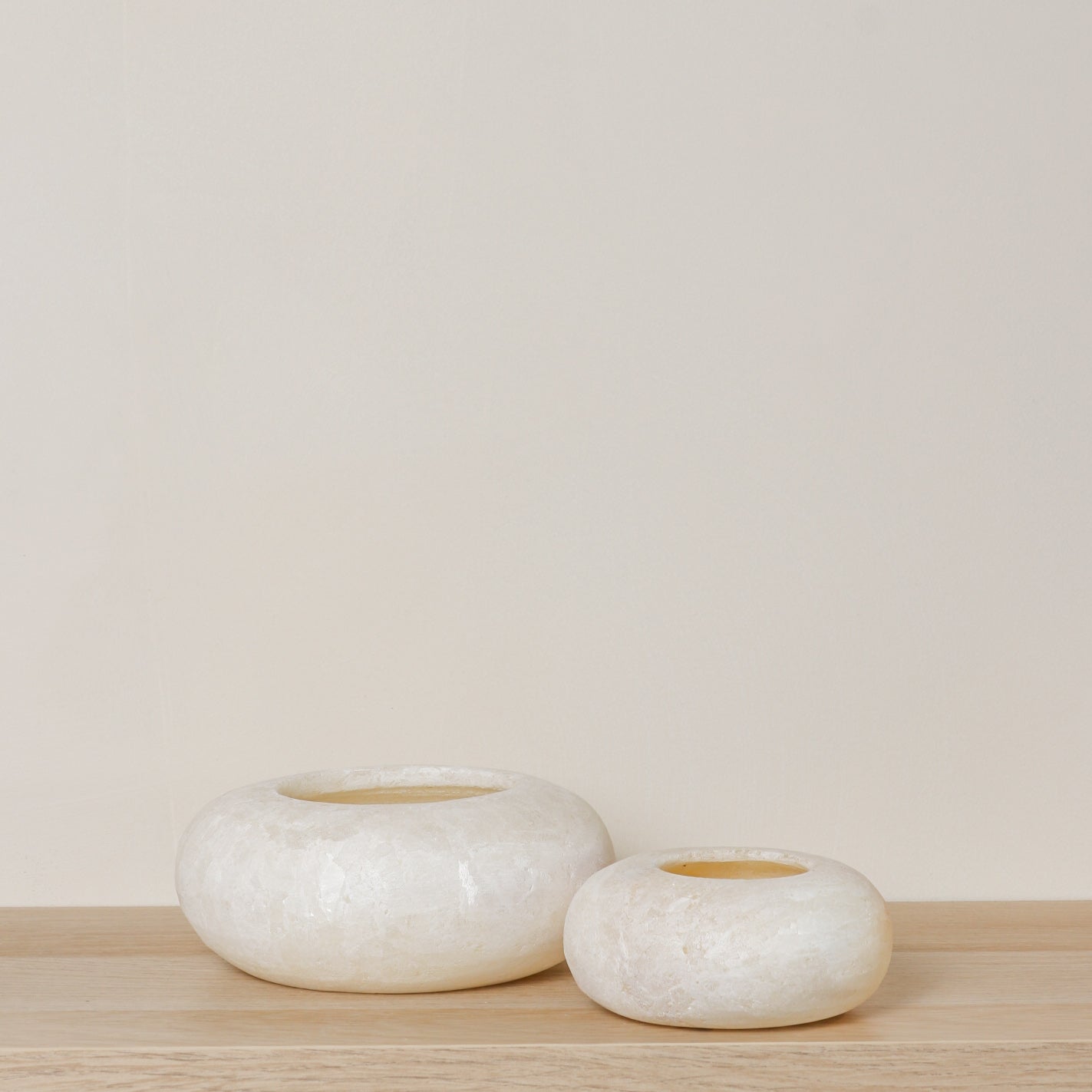 Kant en klare witte Alabaster sets