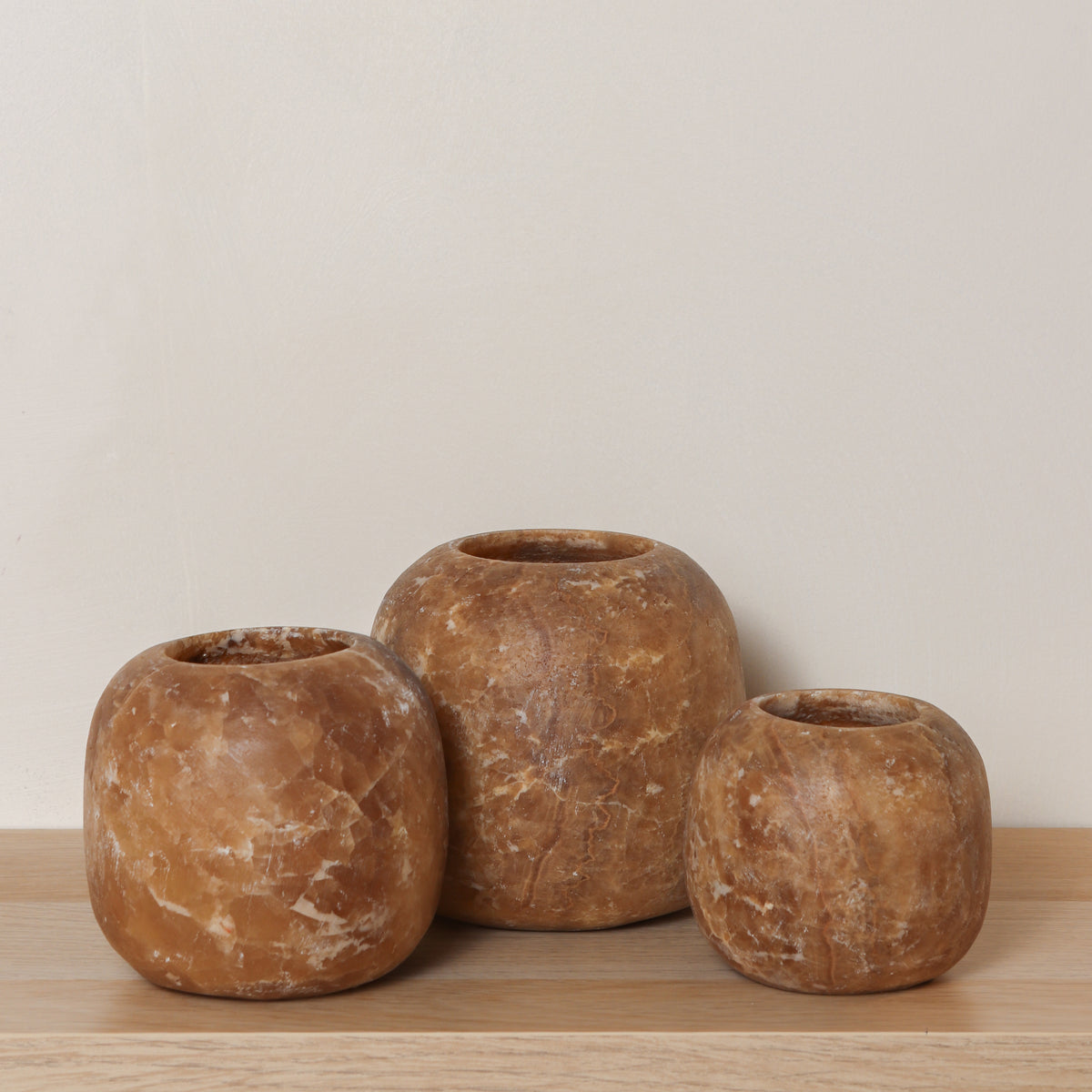 Alabaster sets | Bruin & Oranje