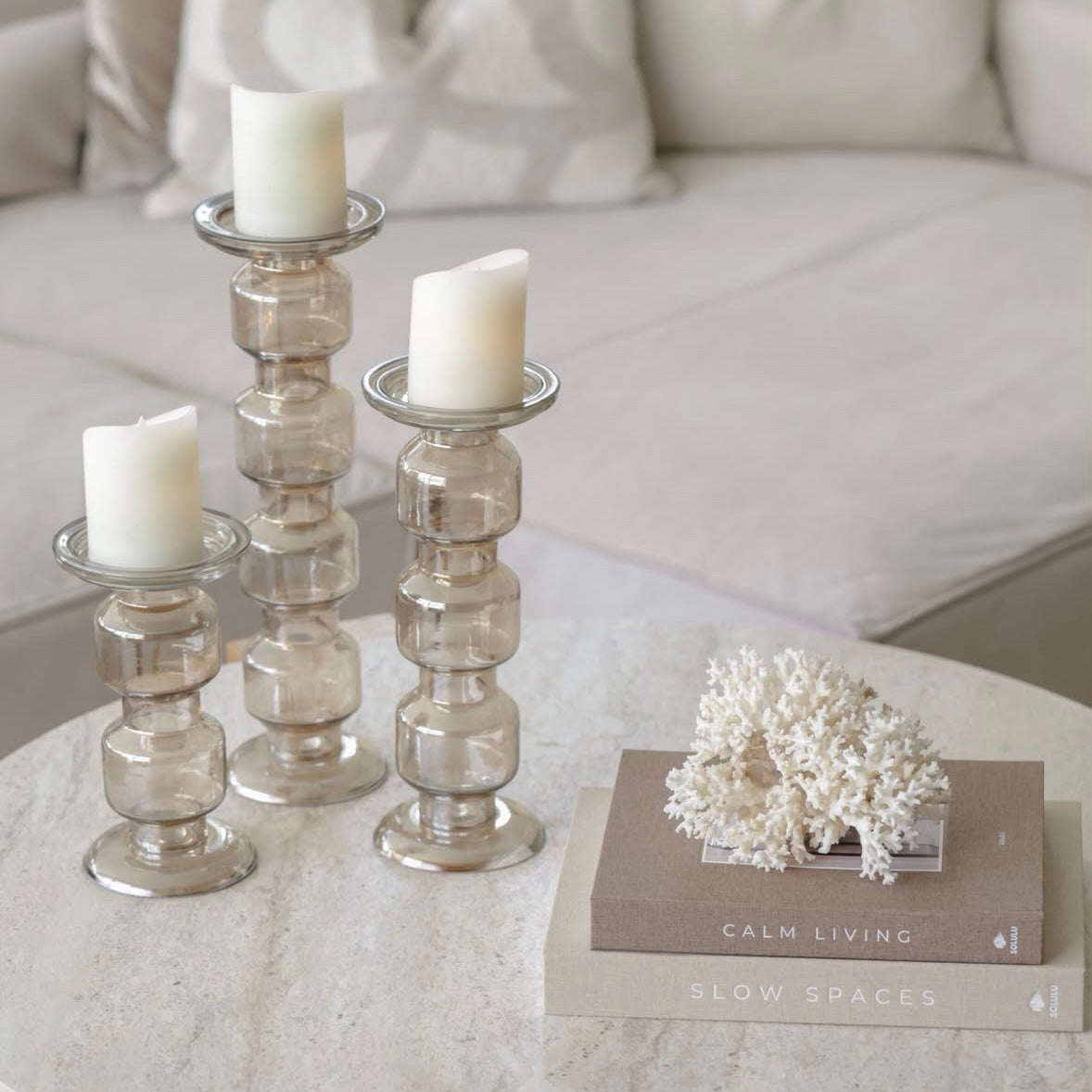 Glazen Luxe Kandelaren | Set van 3