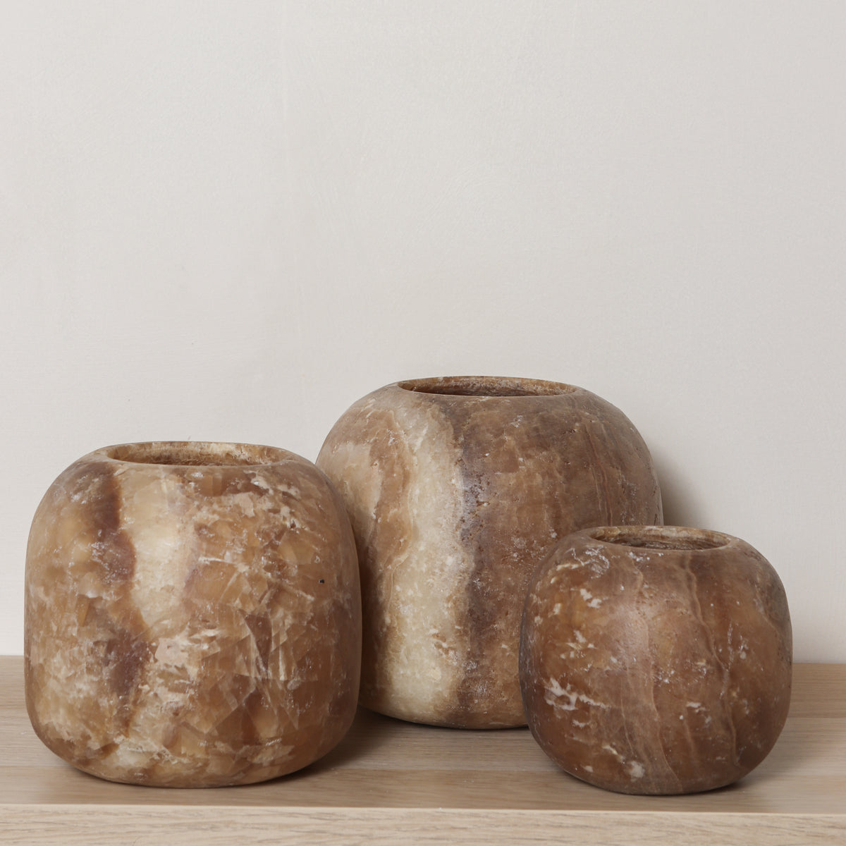 Alabaster sets | Bruin & Oranje