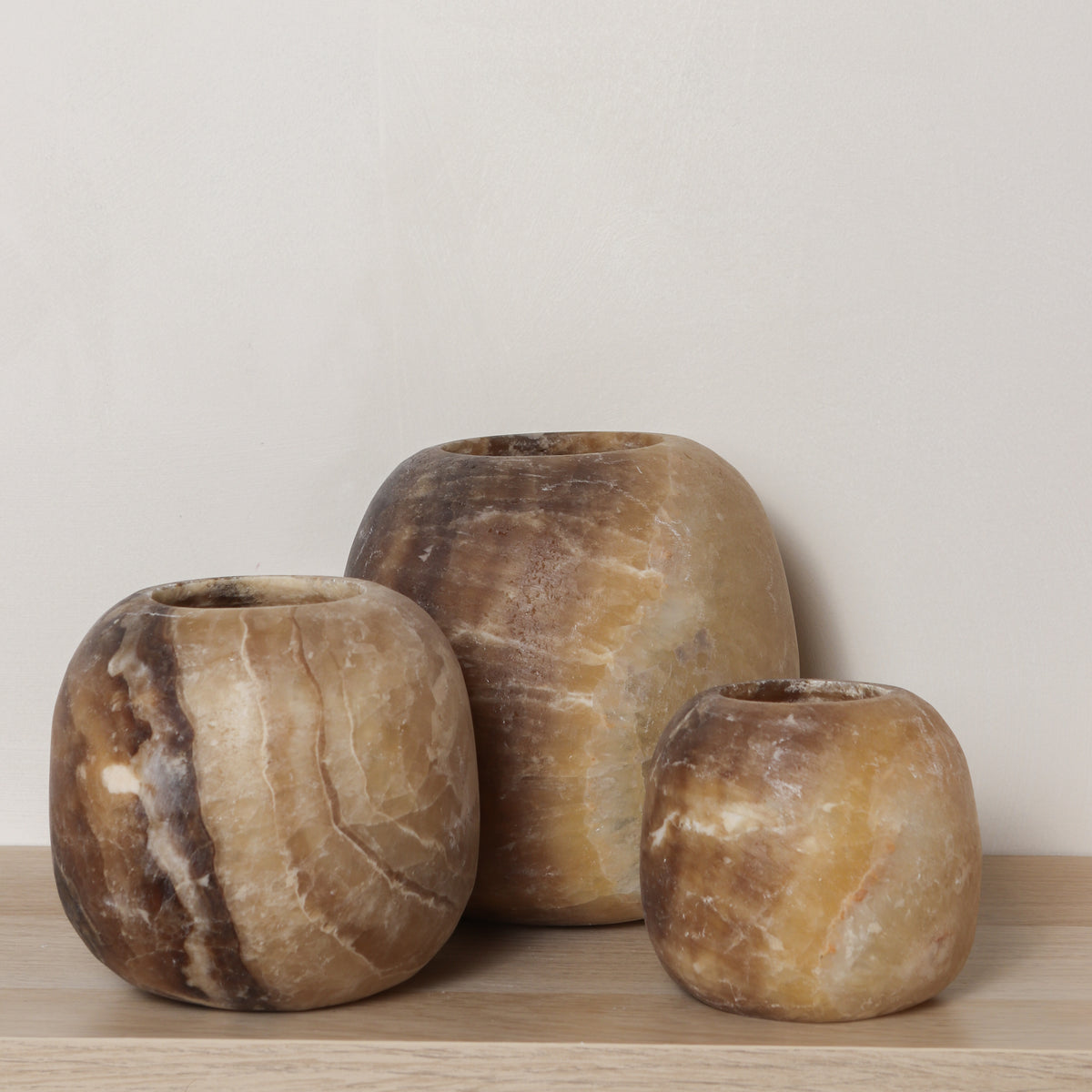 Alabaster sets | Bruin & Oranje