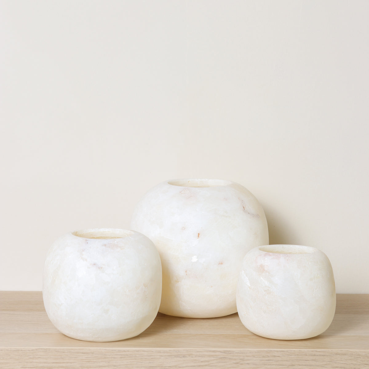Kant en klare witte Alabaster sets
