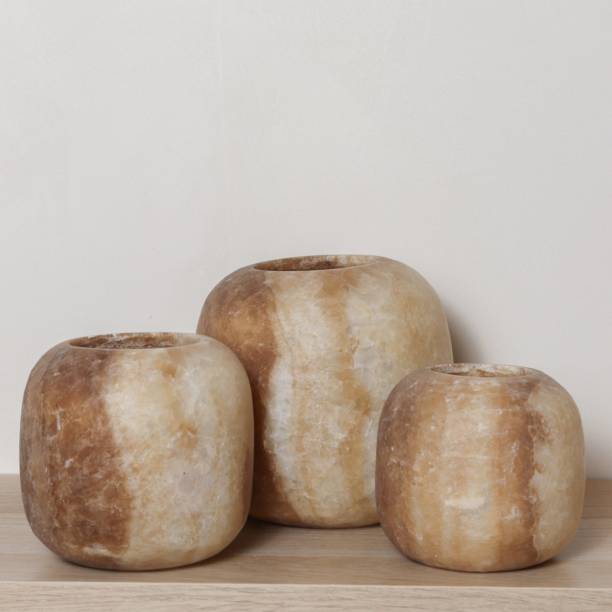 Alabaster sets | Bruin & Oranje