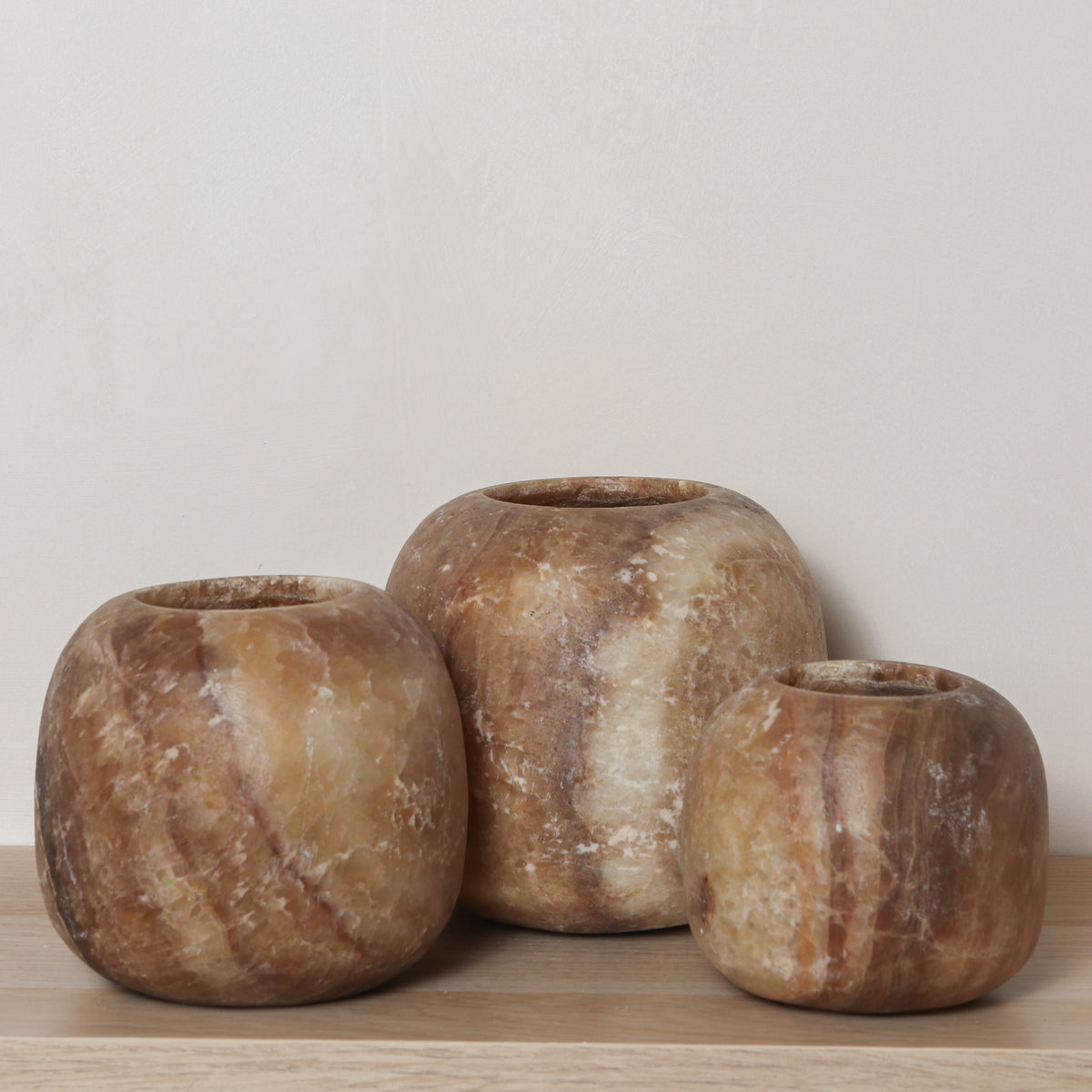 Alabaster sets | Bruin & Oranje