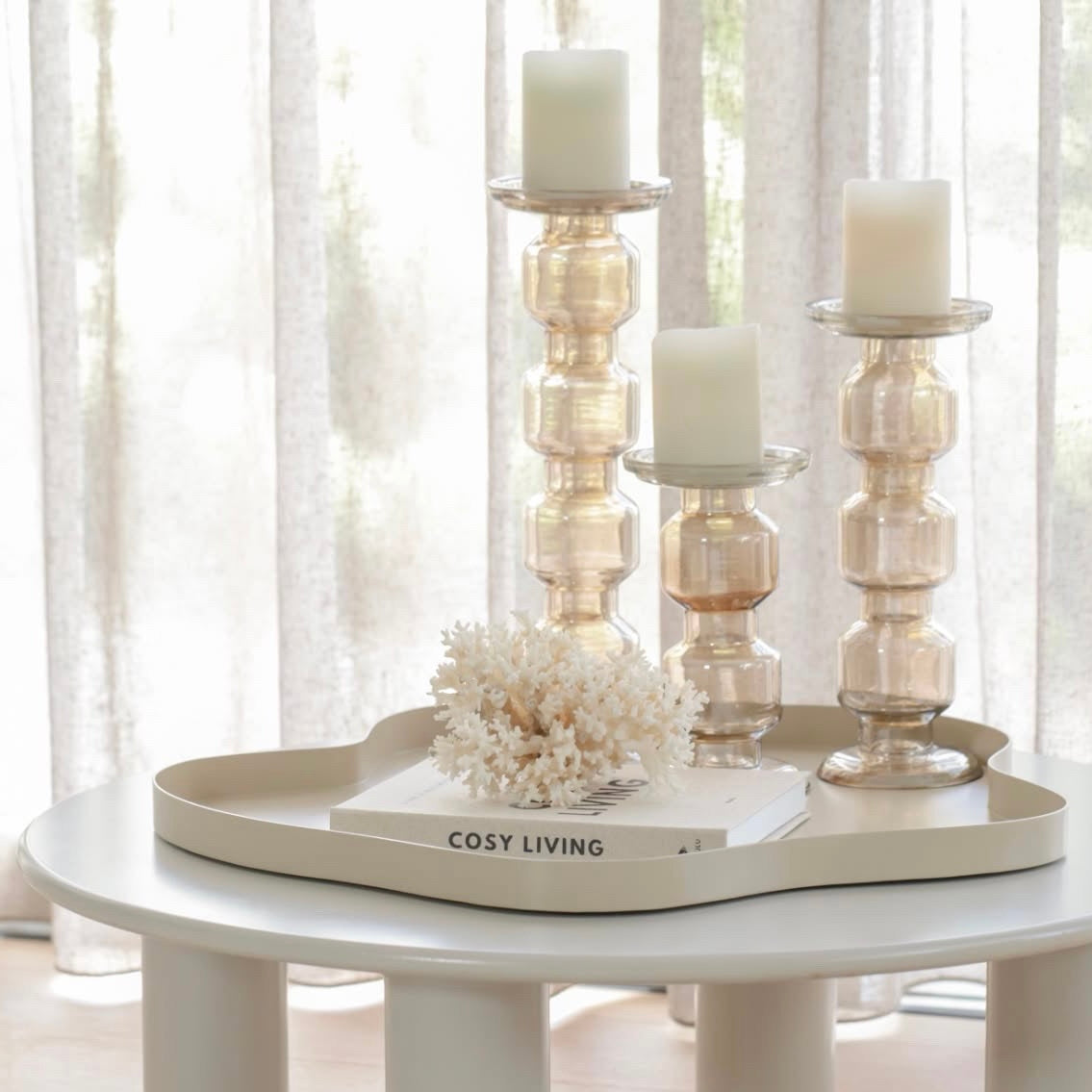 Glazen Luxe Kandelaren | Set van 3