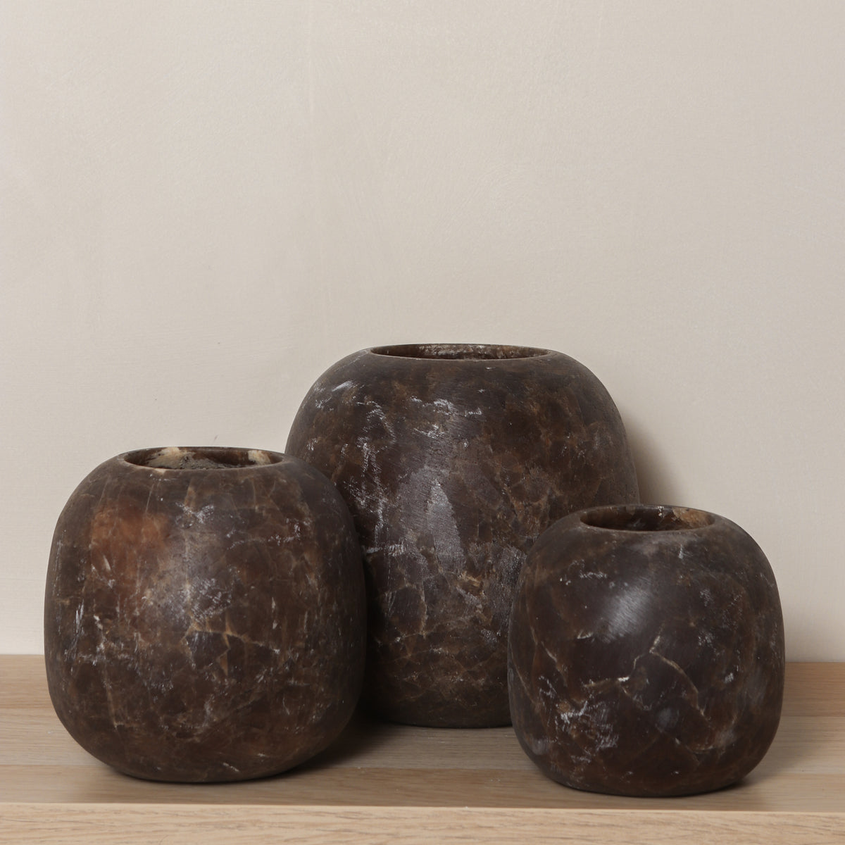 Alabaster sets | Bruin & Oranje