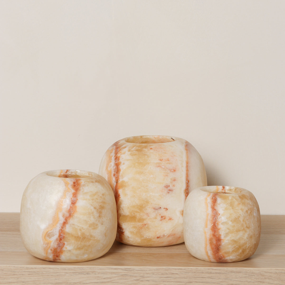 Alabaster sets | Bruin & Oranje