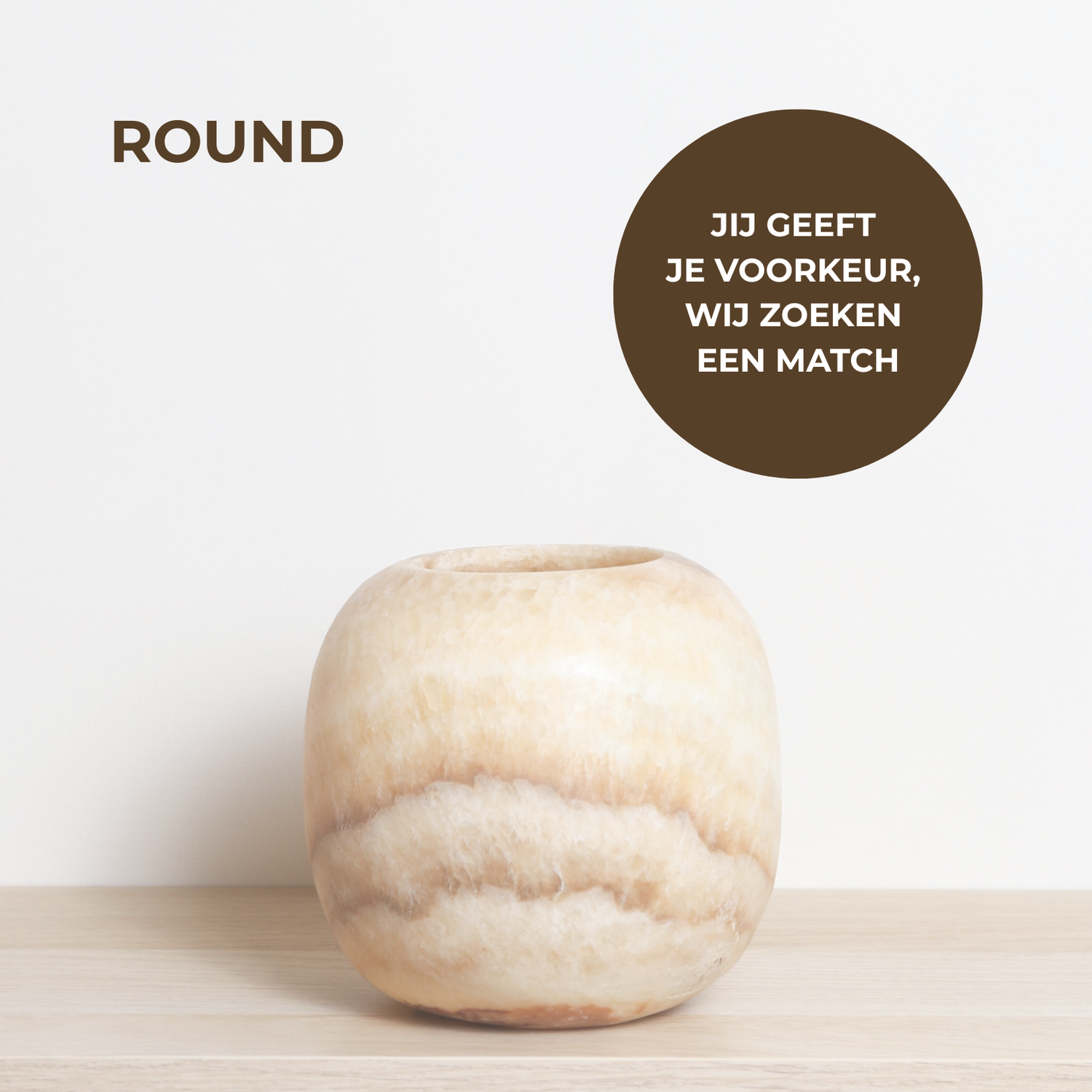 Alabaster Round