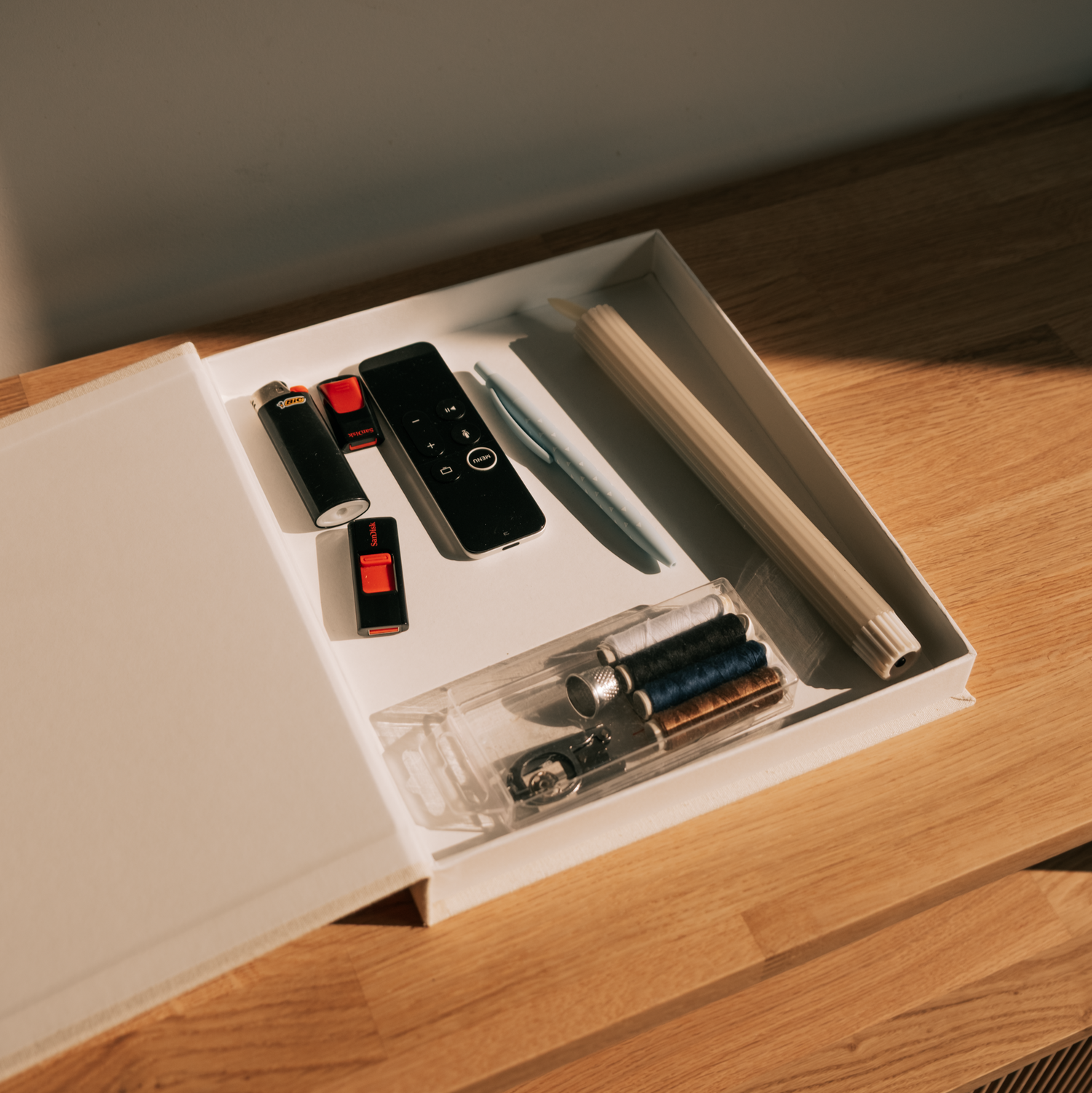 beige koffietafelboek opbergruimte opbergboek