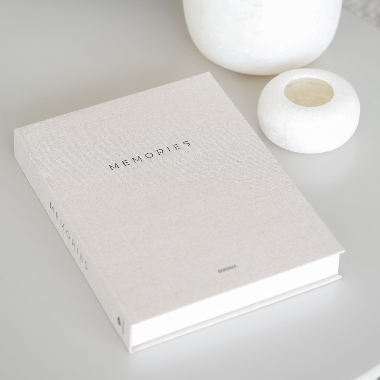 linnen opbergboek koffietafelboek memories opbergdoos herinneringen