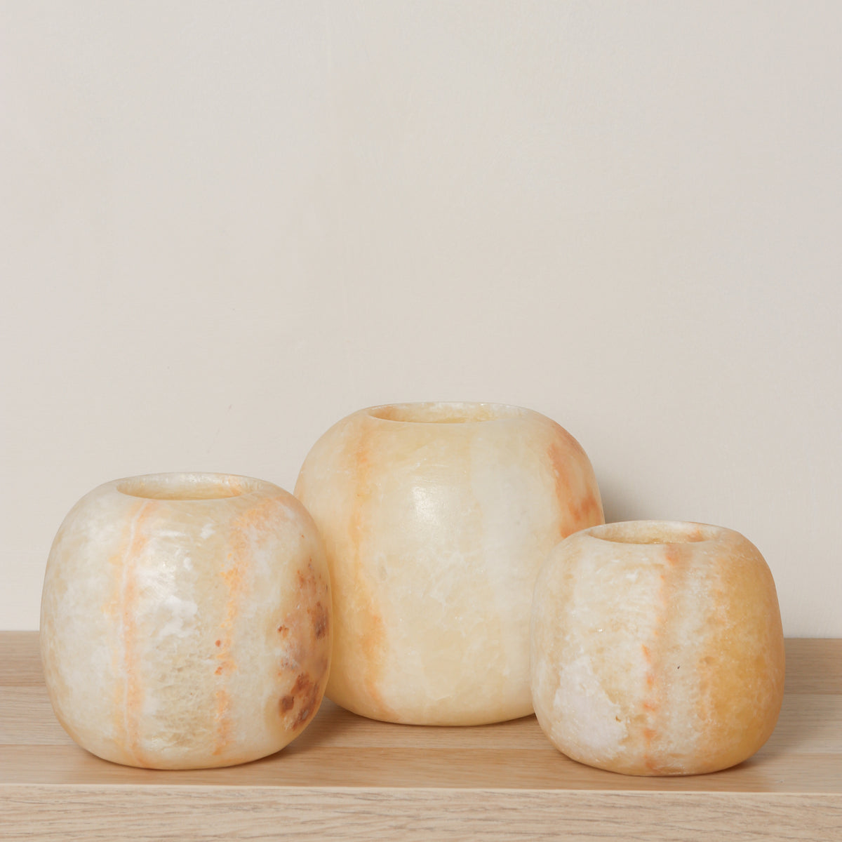 Alabaster sets | Bruin & Oranje