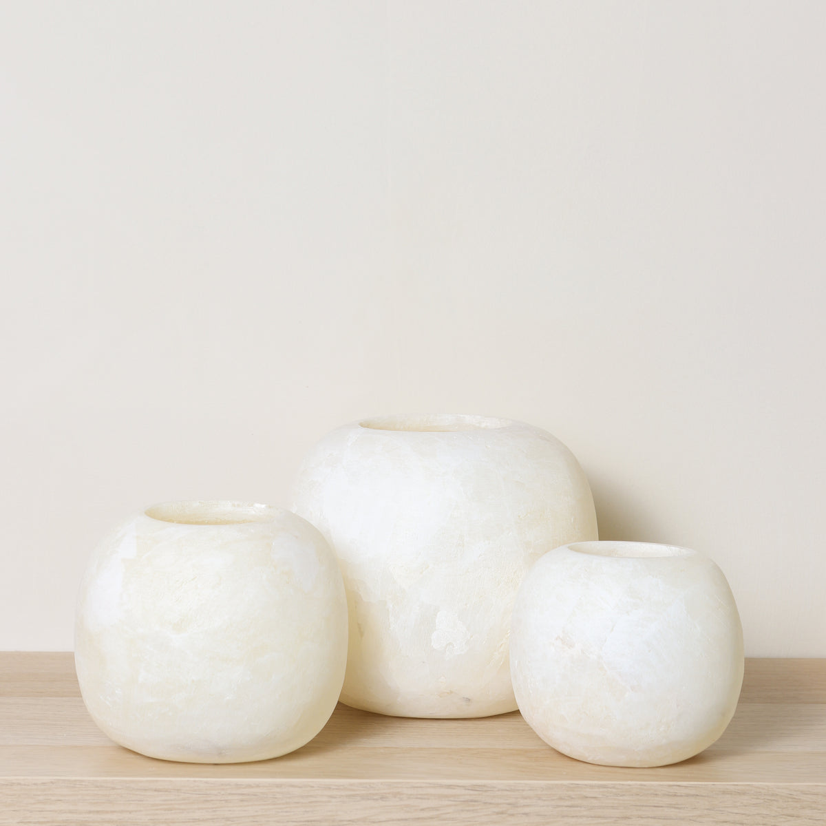 Kant en klare witte Alabaster sets