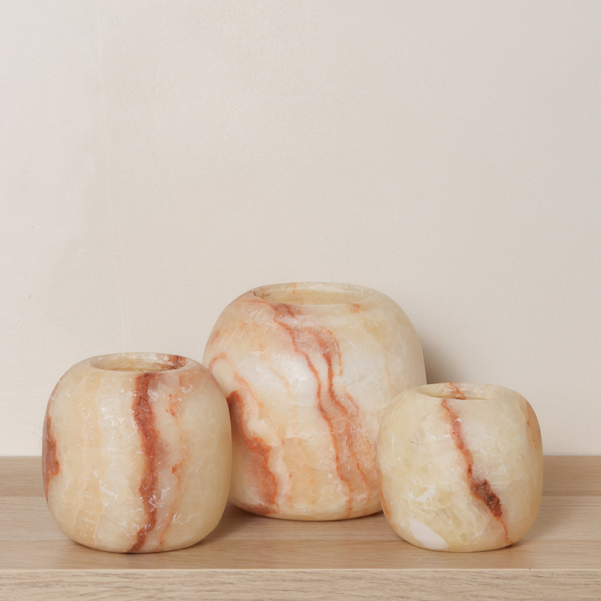 Alabaster sets | Bruin & Oranje
