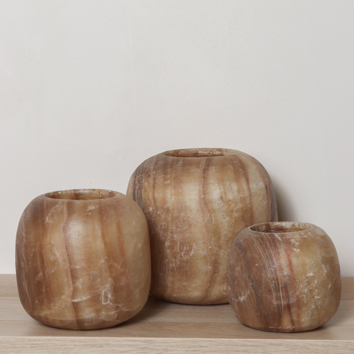 Alabaster sets | Bruin & Oranje