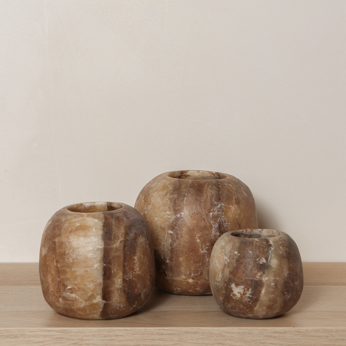 Alabaster sets | Bruin & Oranje
