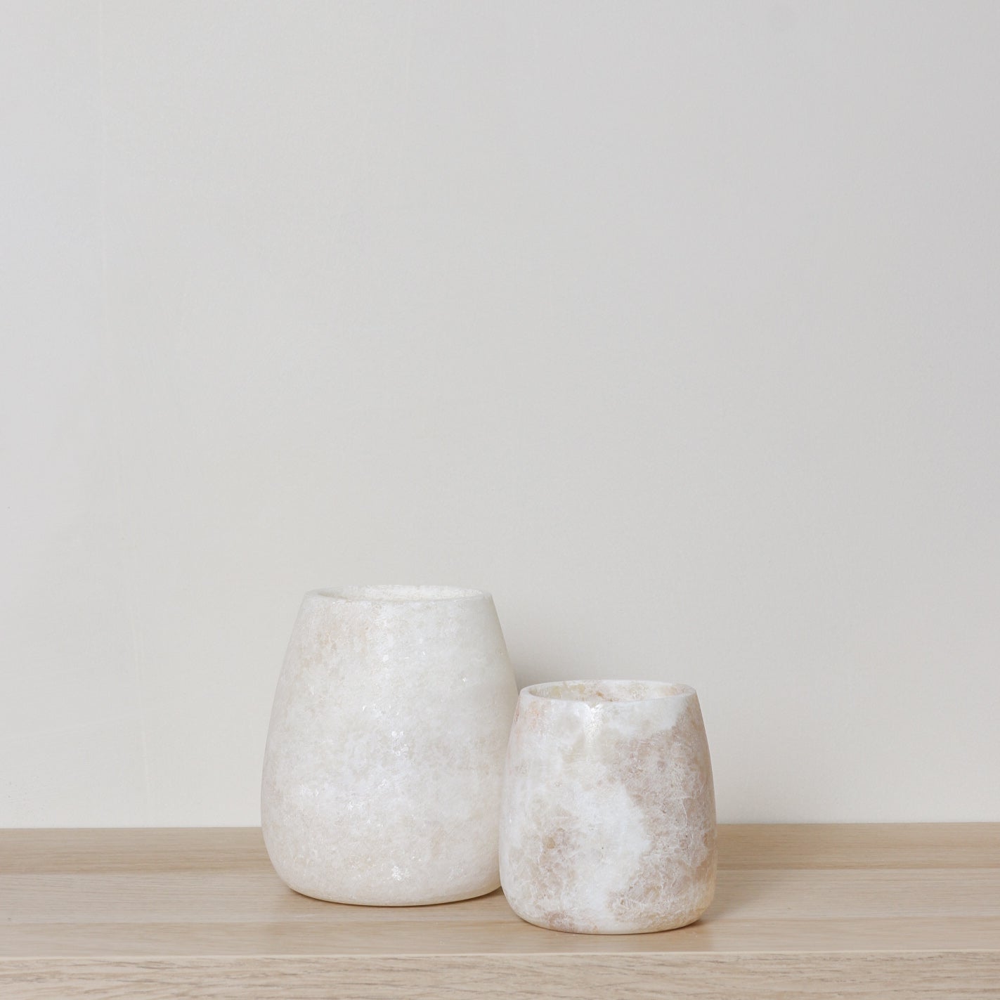 Kant en klare witte Alabaster sets
