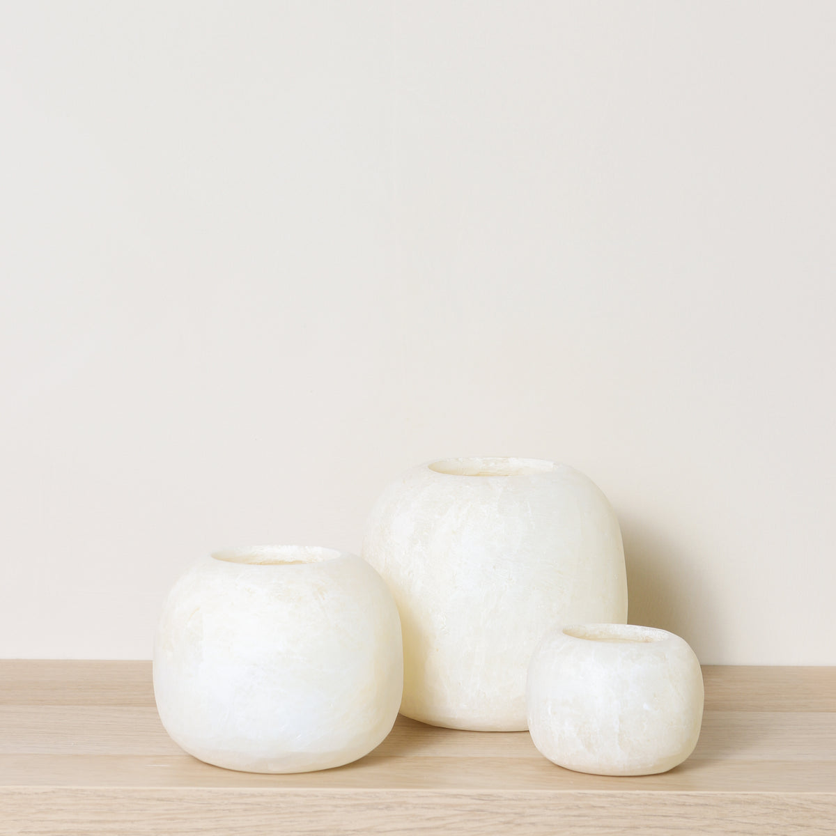 Kant en klare witte Alabaster sets