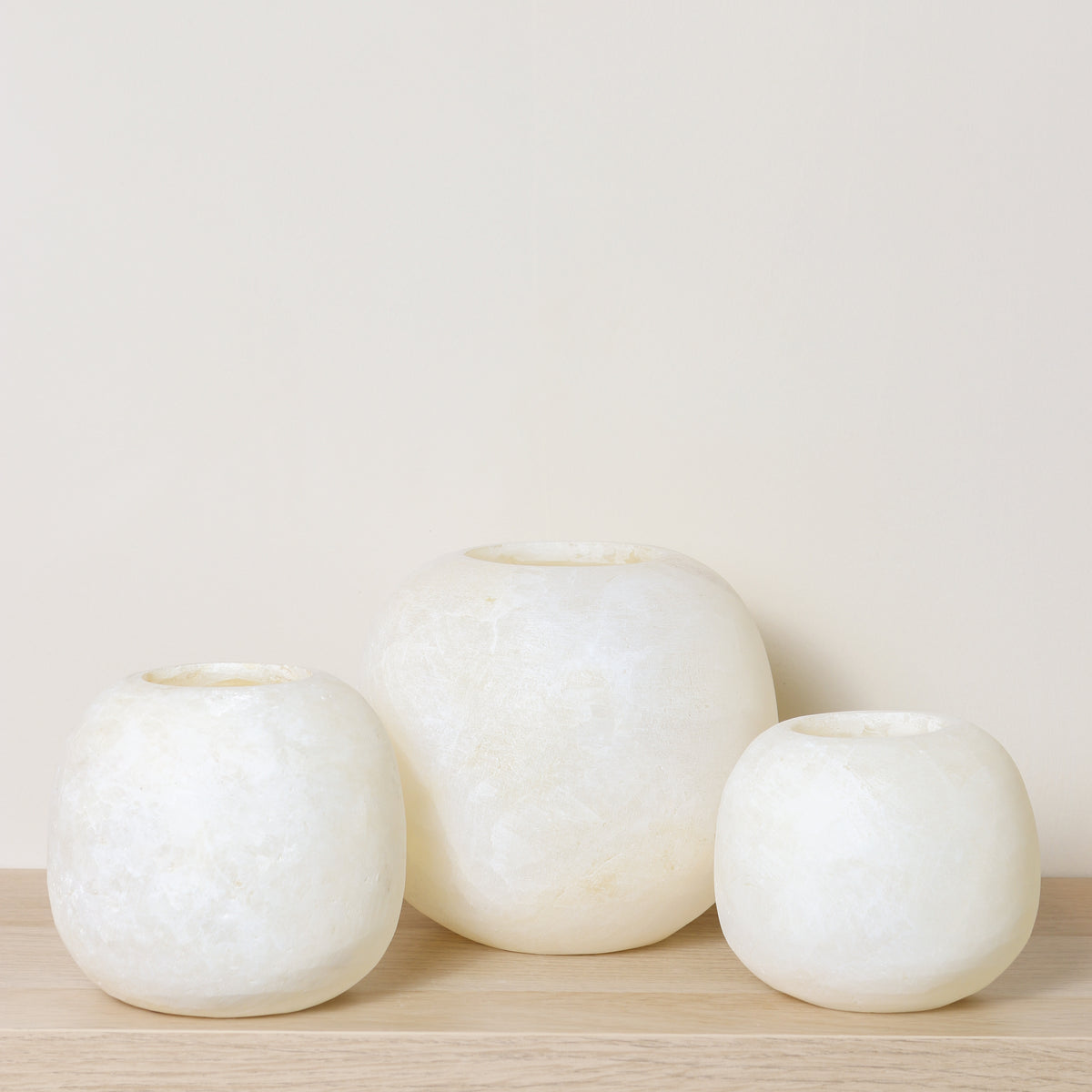 Kant en klare witte Alabaster sets
