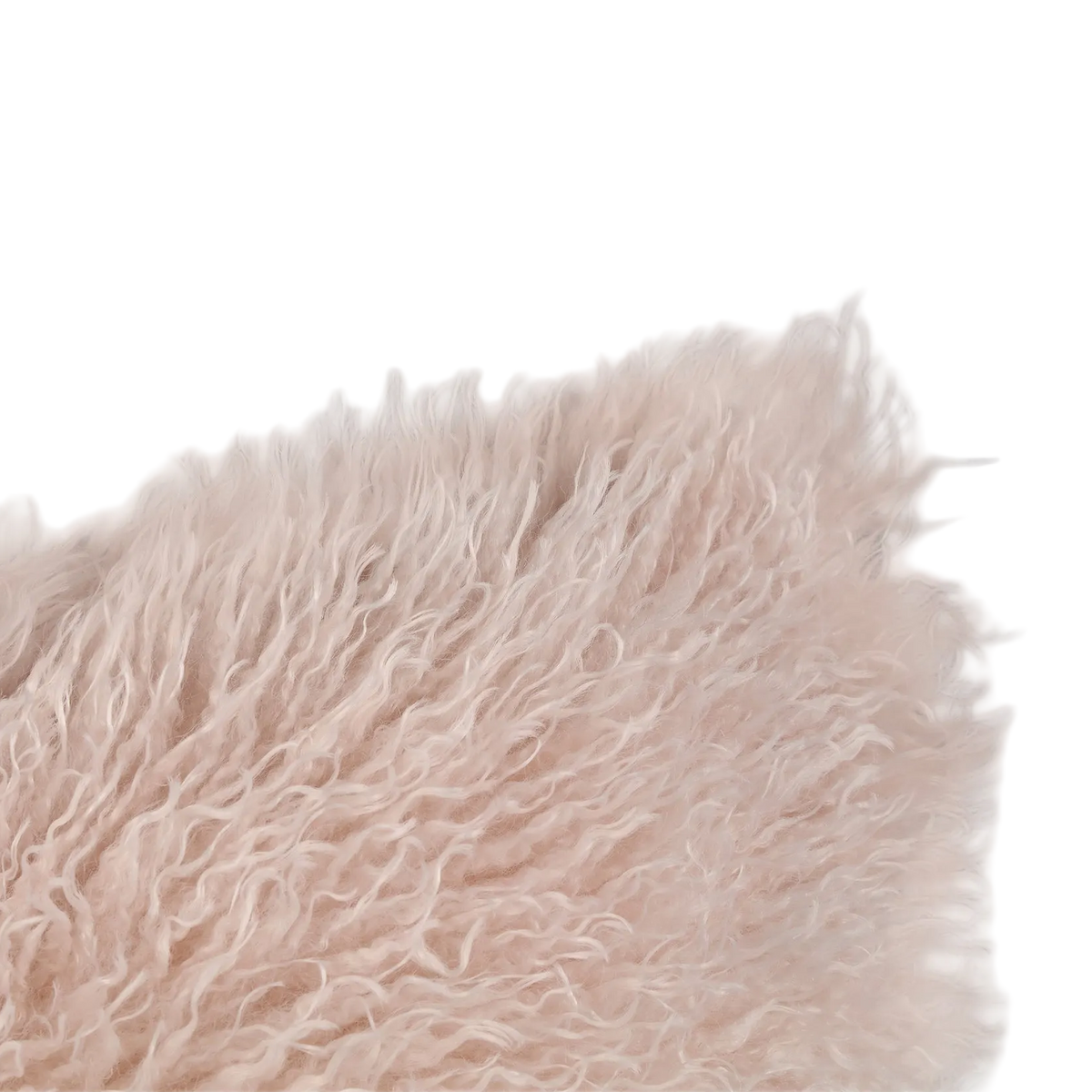 Doodly furry rechthoekig kussen | Beige