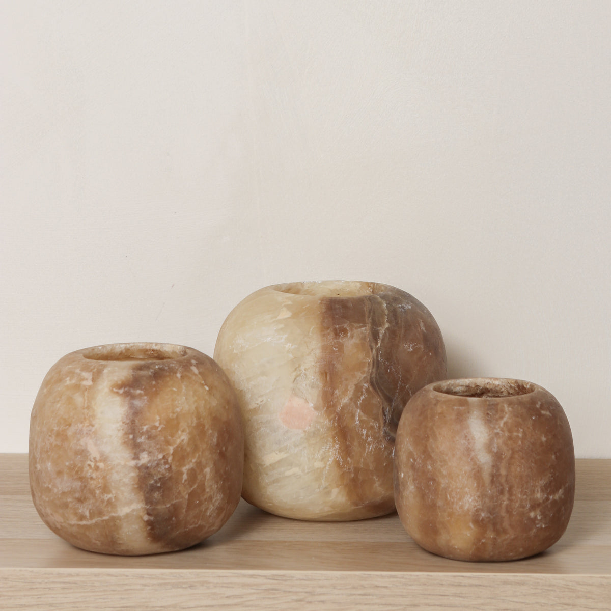 Alabaster sets | Bruin & Oranje