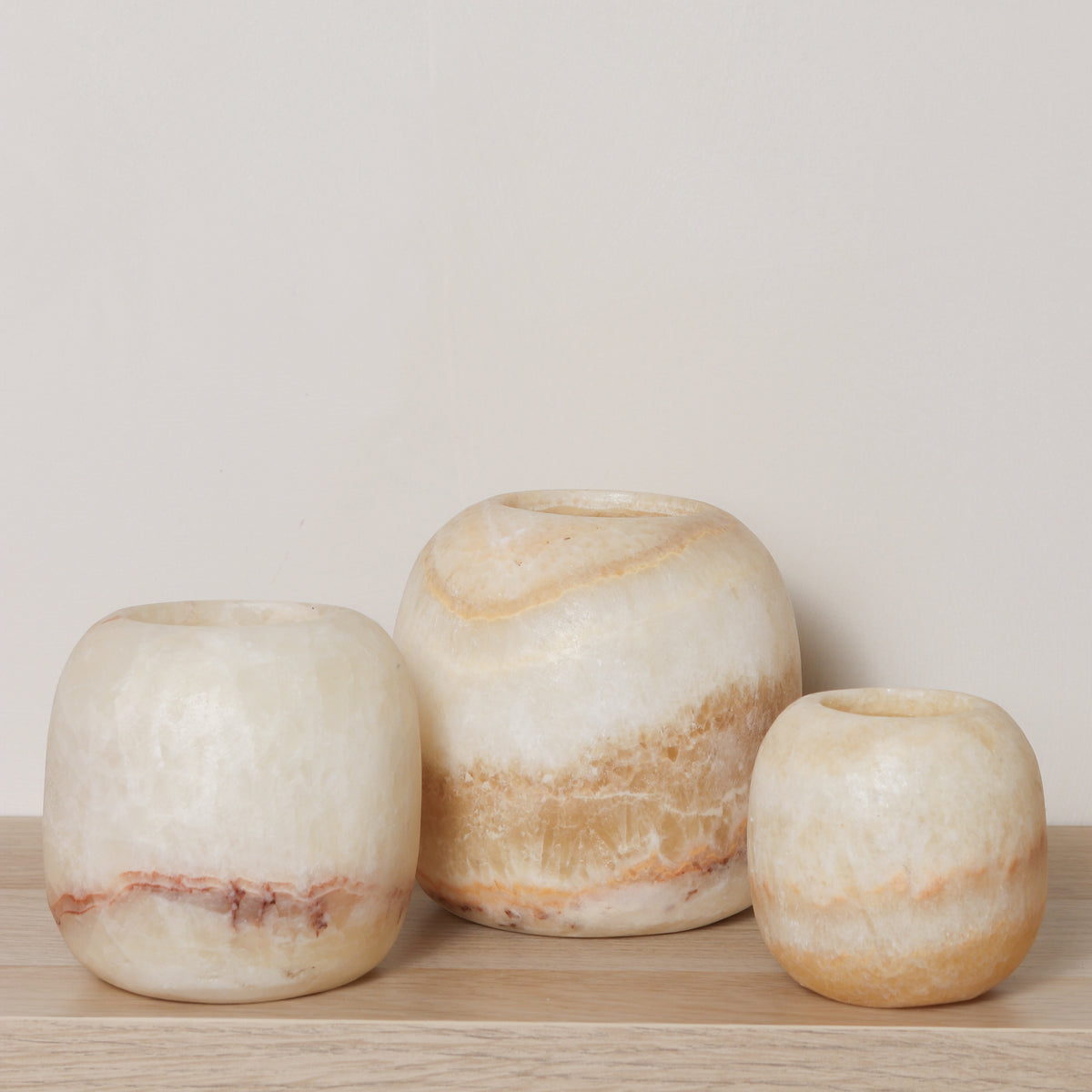 Alabaster sets | Bruin & Oranje