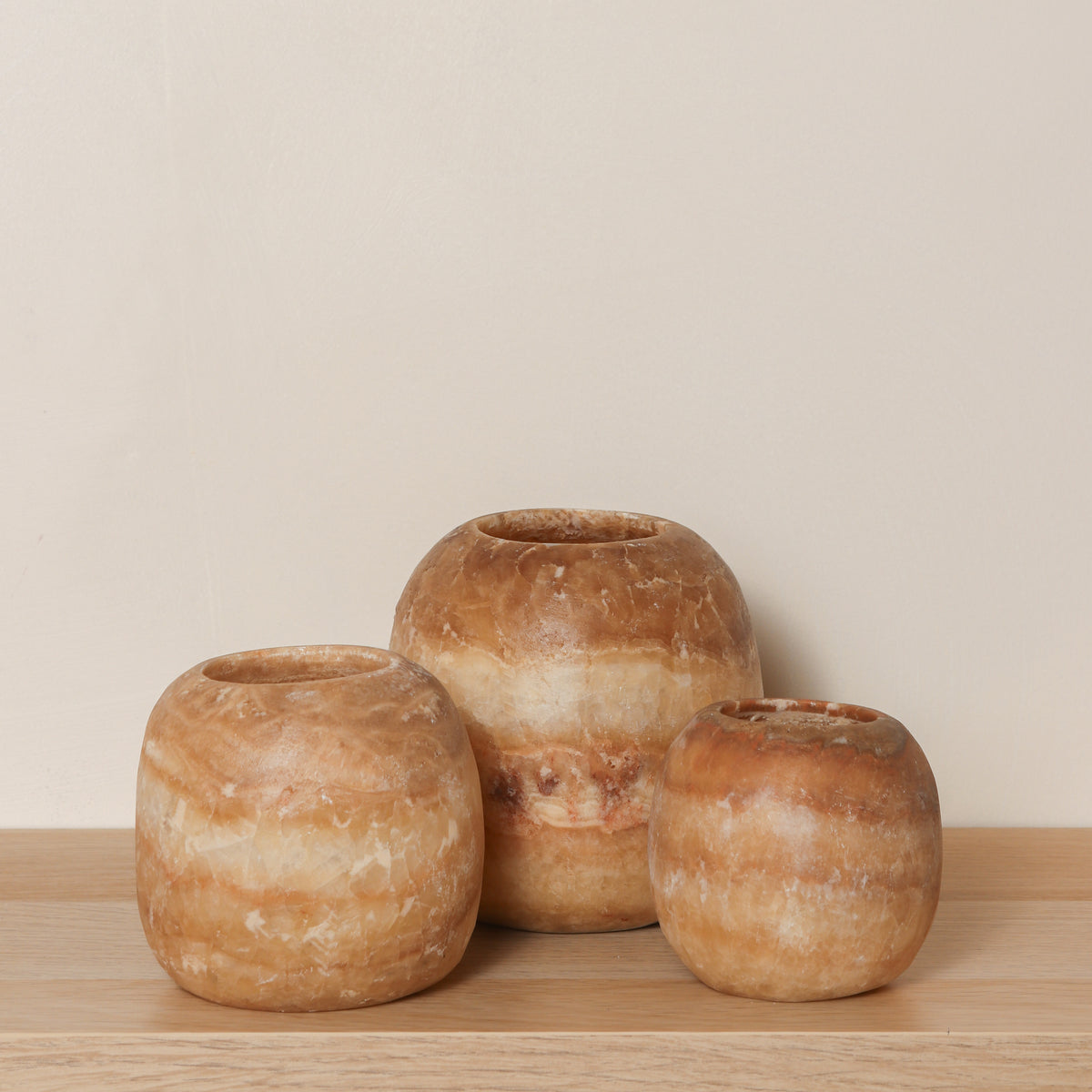 Alabaster sets | Bruin & Oranje