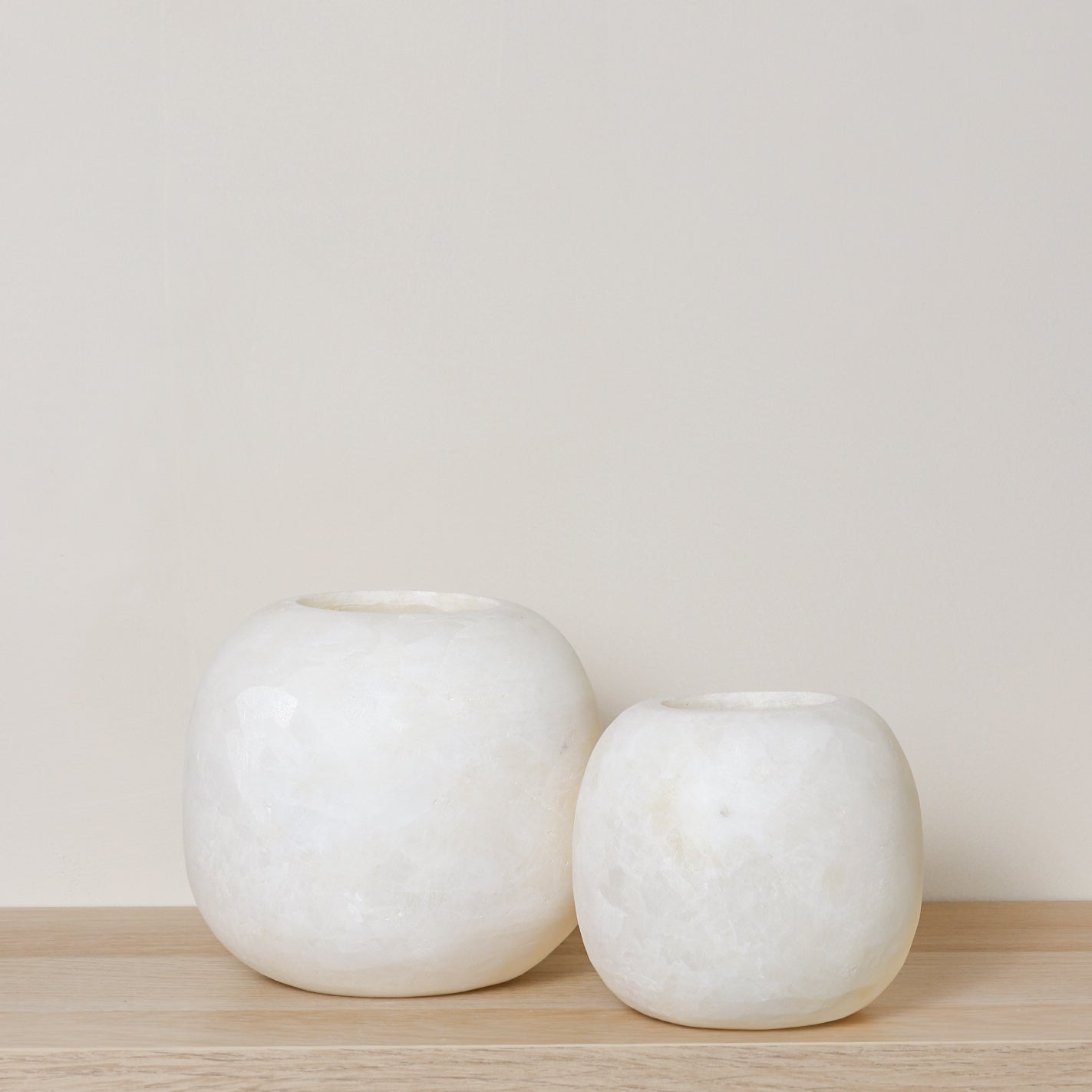 Kant en klare witte Alabaster sets
