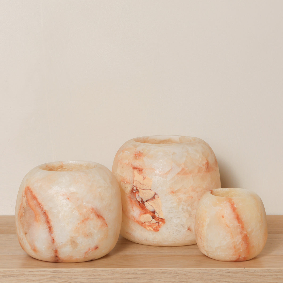 Alabaster sets | Bruin & Oranje