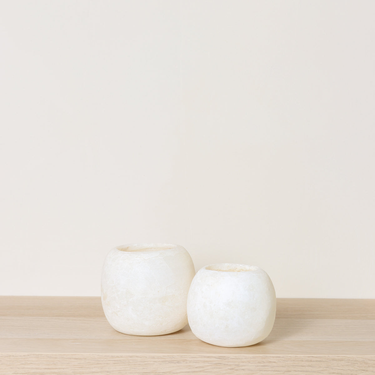 Kant en klare witte Alabaster sets