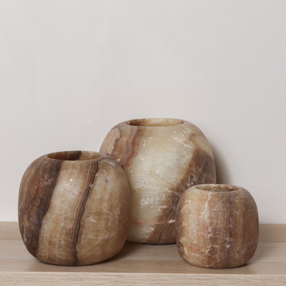 Alabaster sets | Bruin & Oranje
