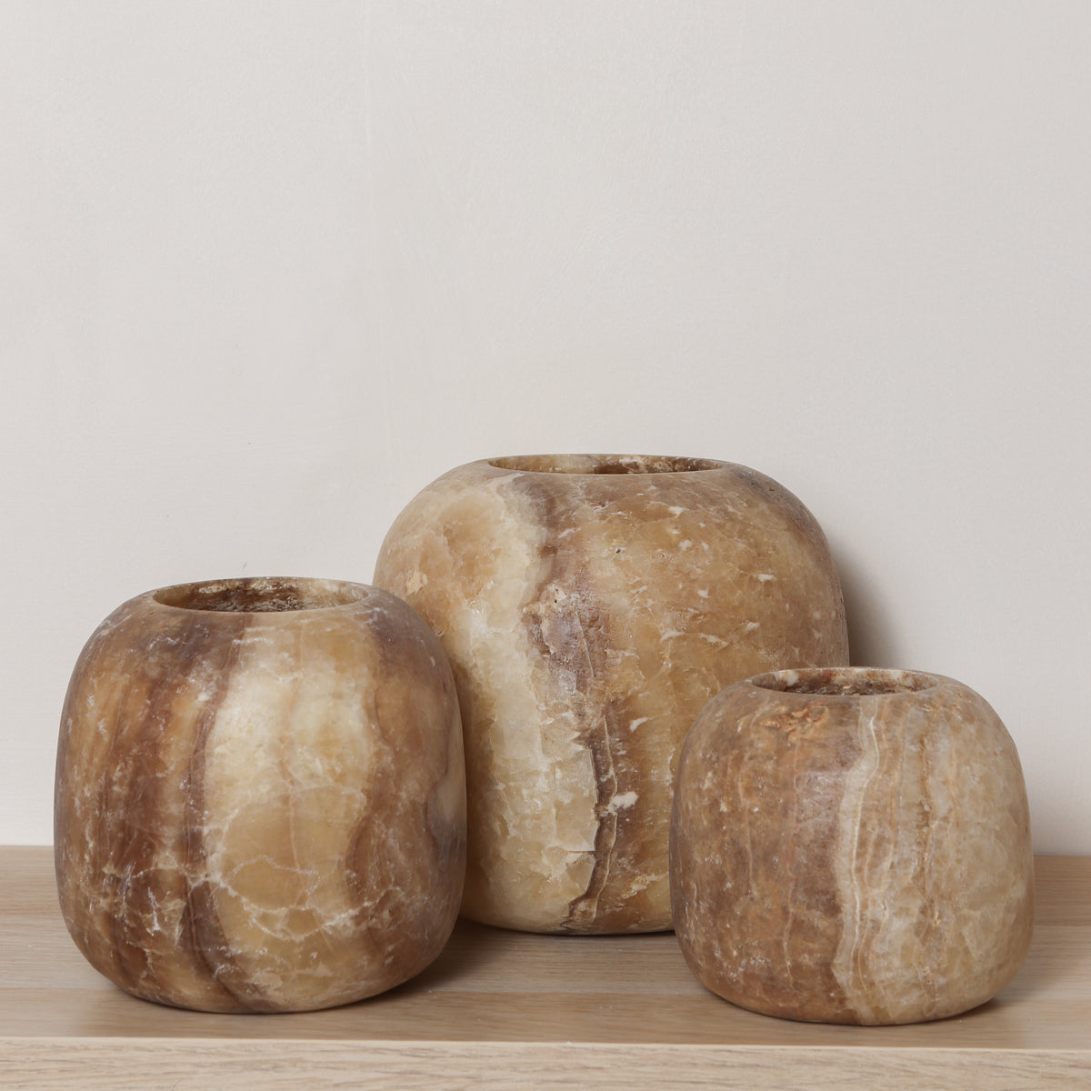 Alabaster sets | Bruin & Oranje