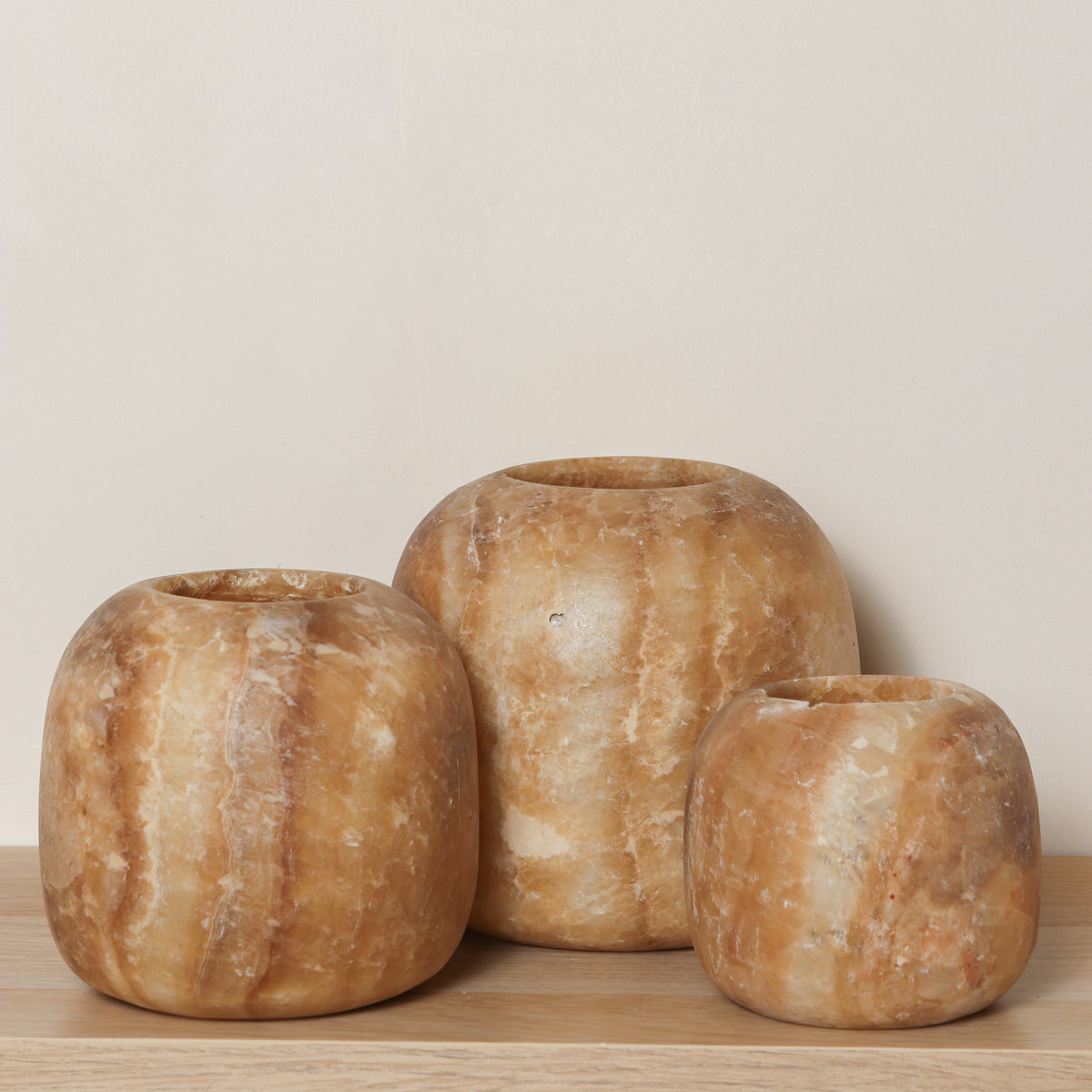 Alabaster sets | Bruin & Oranje