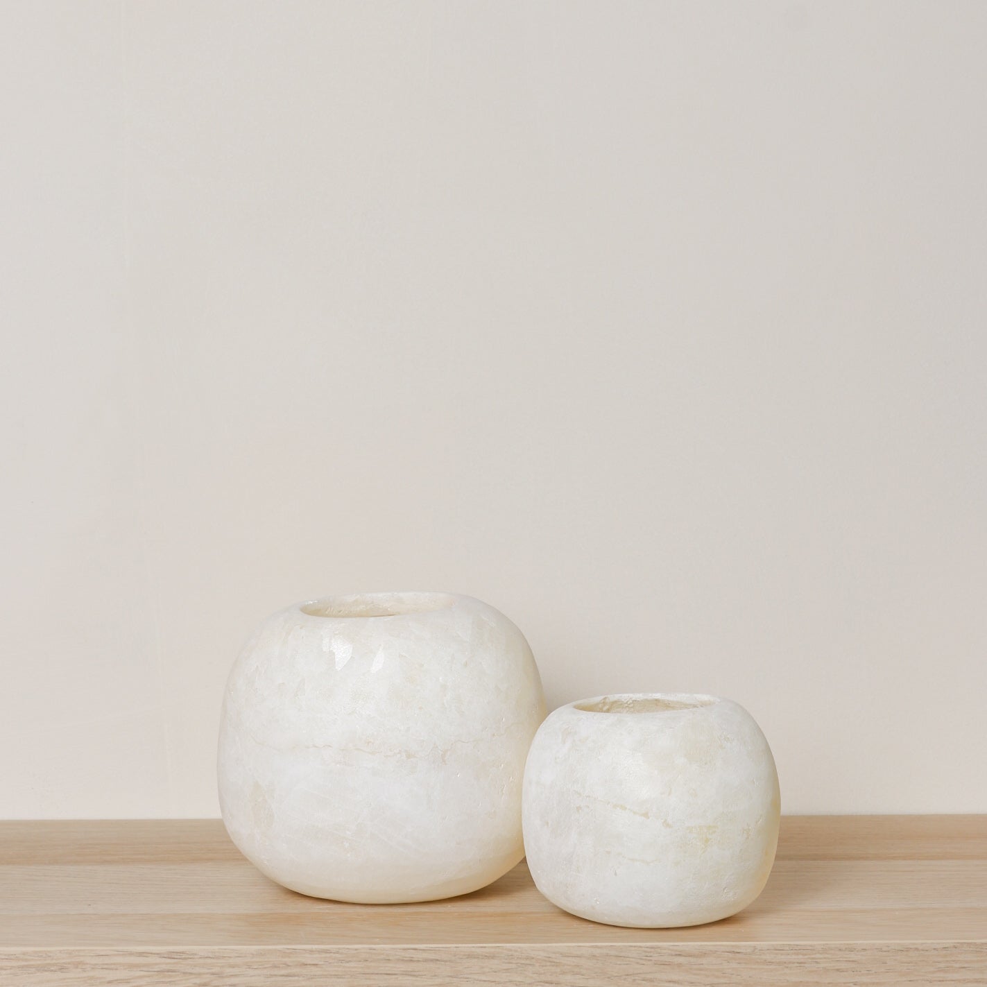 Kant en klare witte Alabaster sets