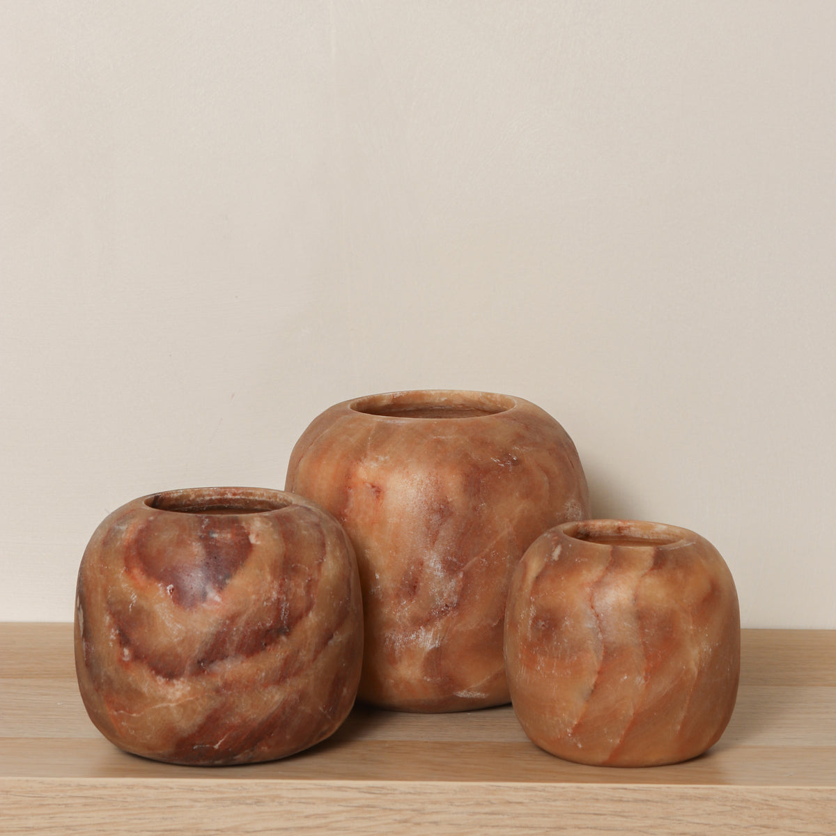 Alabaster sets | Bruin & Oranje