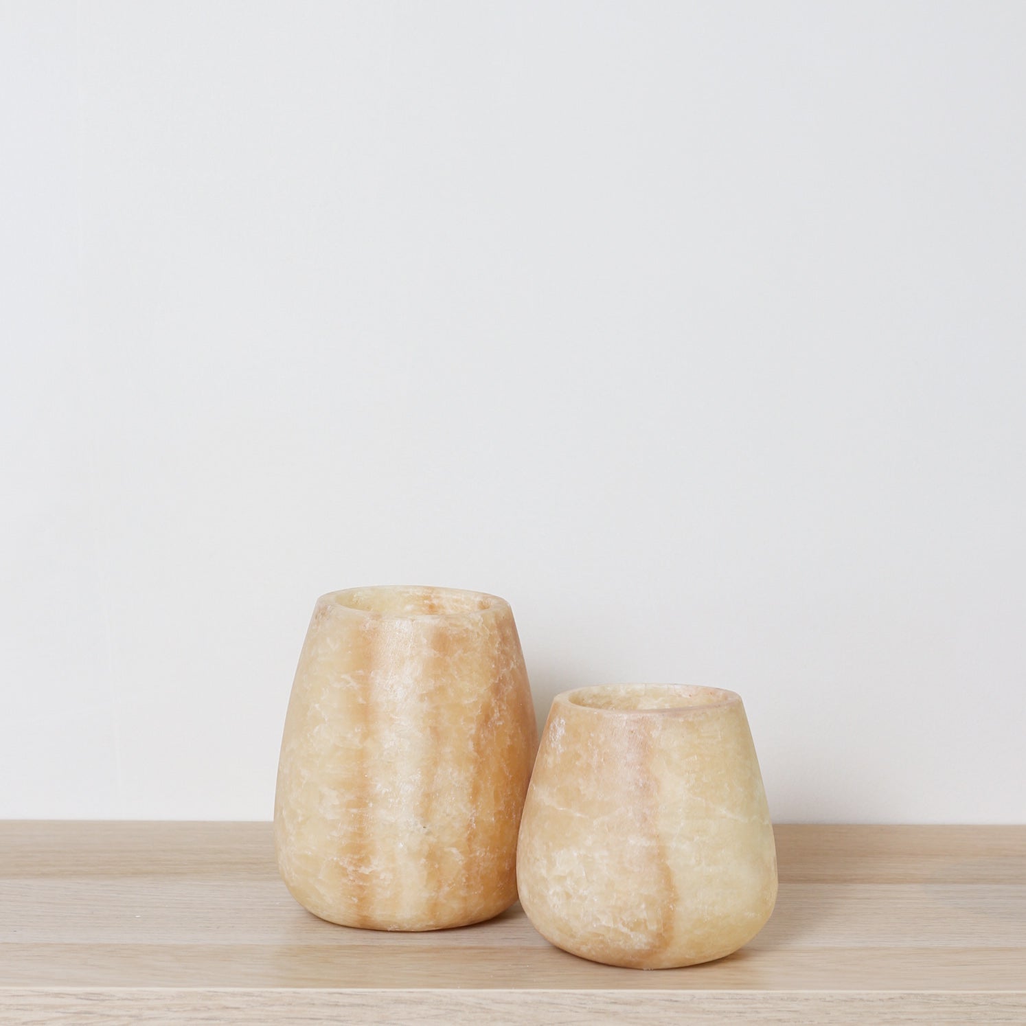 Kant en klare bruine Alabaster sets