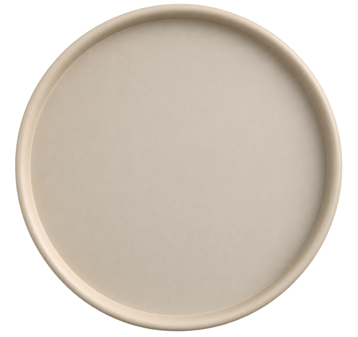 Dienblad Matteus warm beige Ø49m