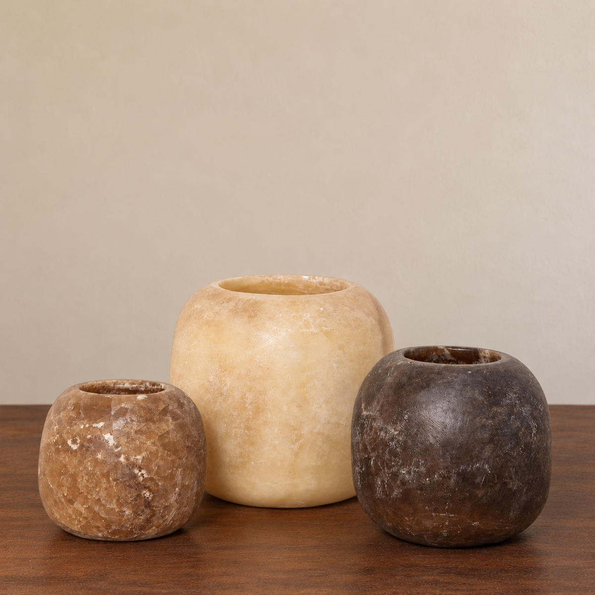 Kant en klare Alabaster sets | Round