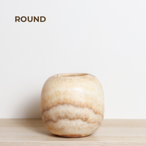 Alabaster Round