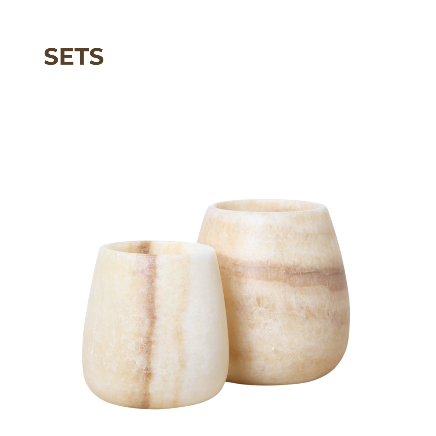 Kant en klare Alabaster sets | Teardrop