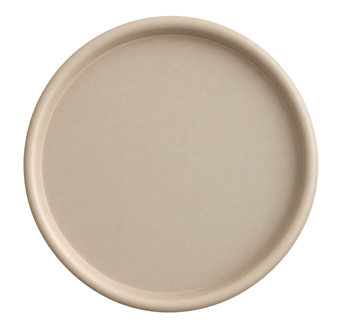 Dienblad Matteus warm beige Ø38 cm