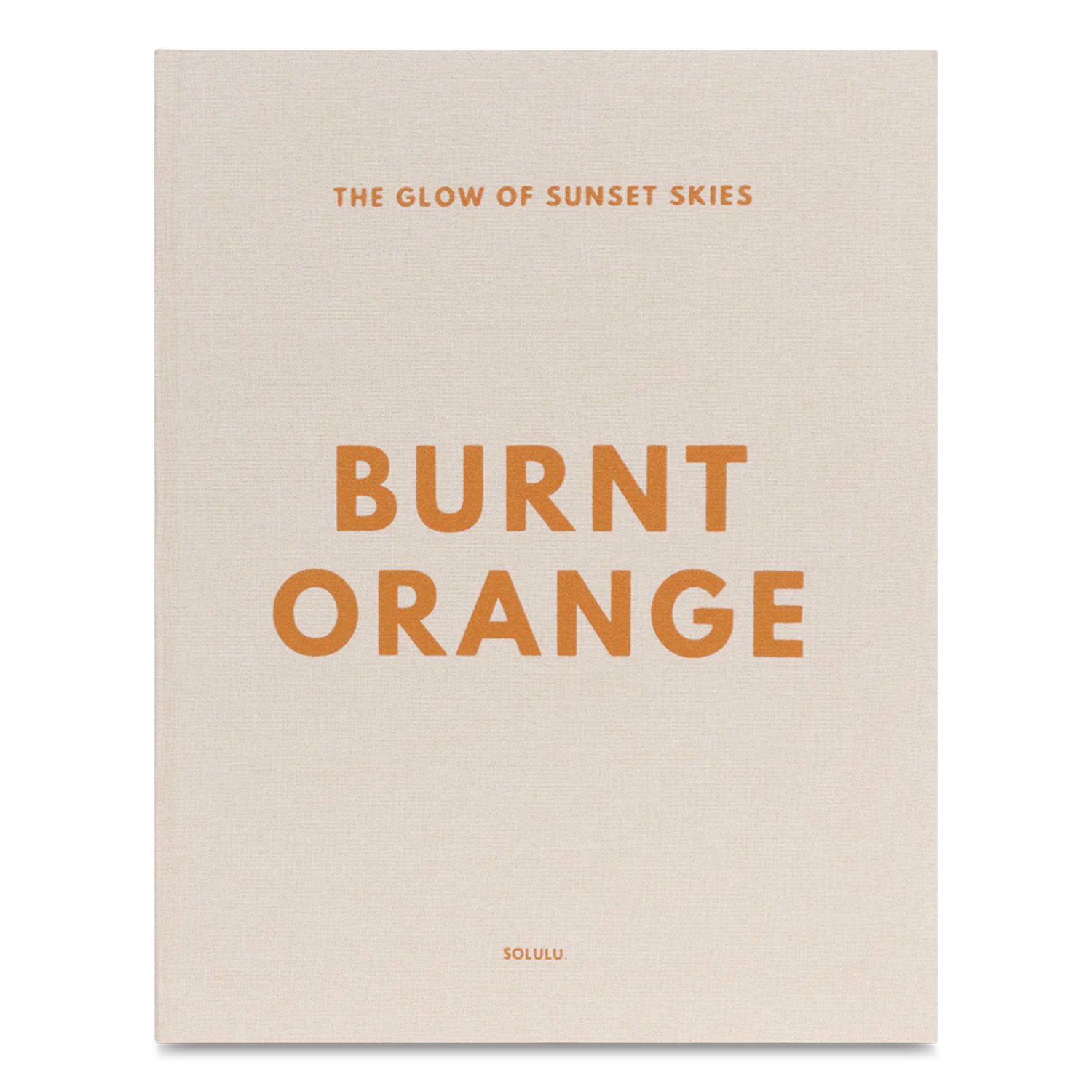 Burnt Orange storage book (L)