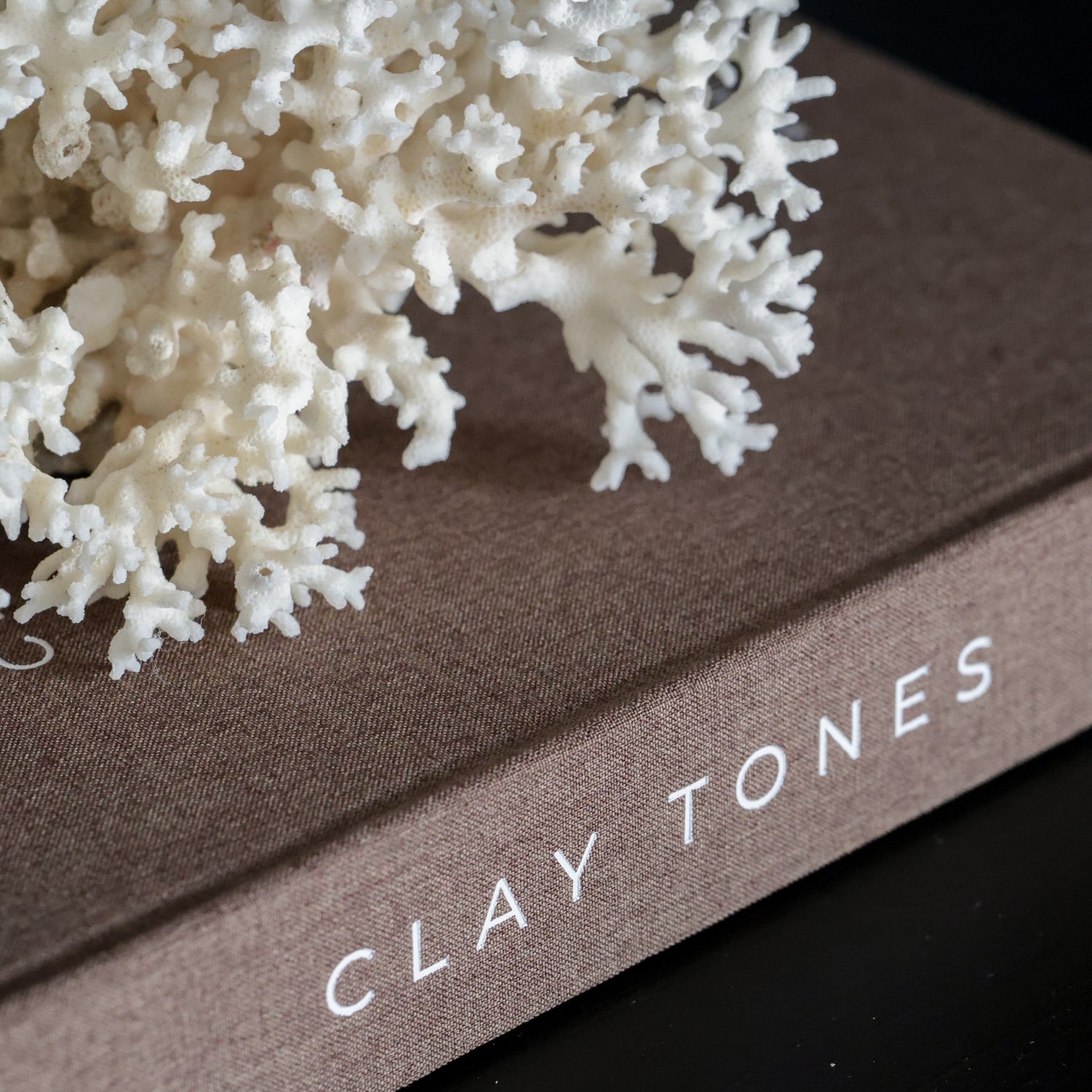 clay tones opbergboek bruin linnen