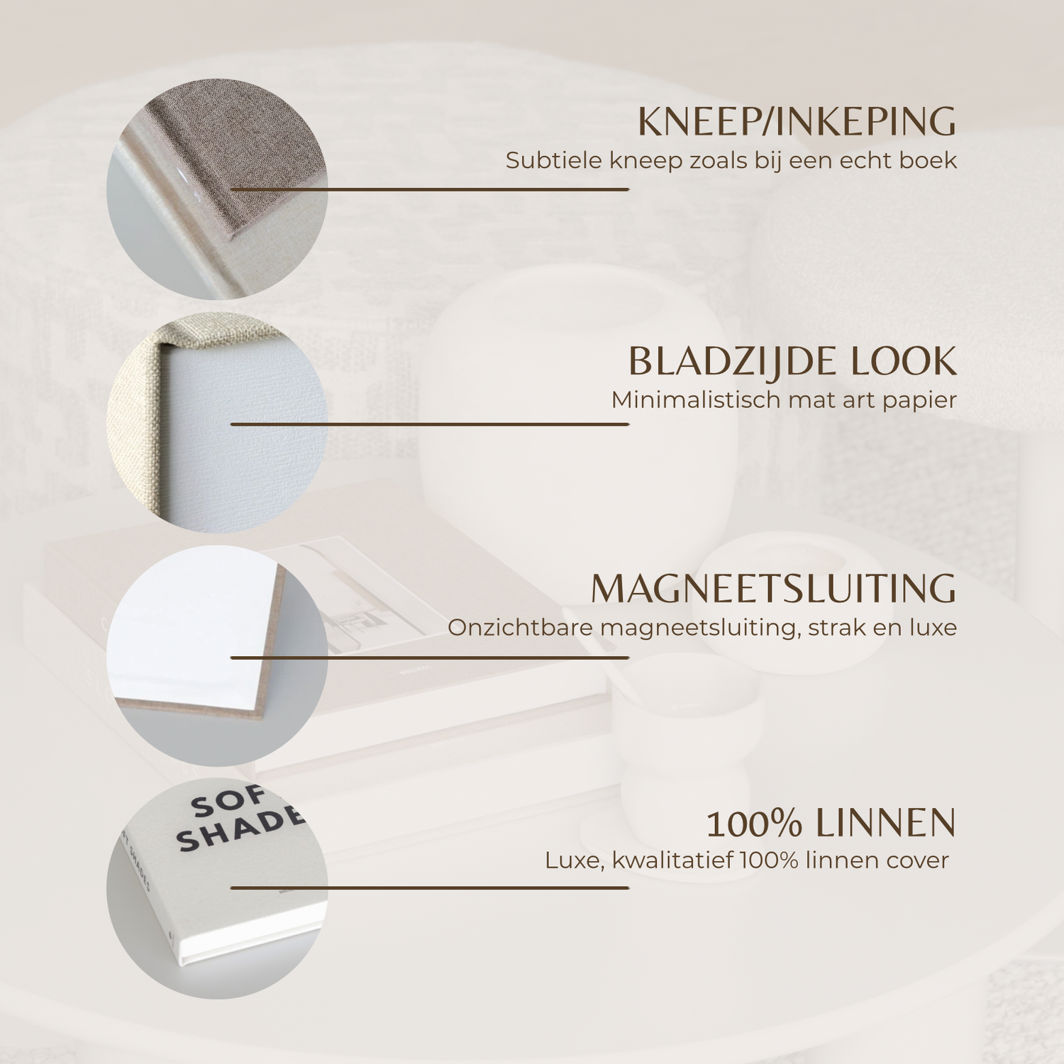 Soft Shades Opbergboek (M)