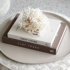 dienblad styling decoratie boeken linnen